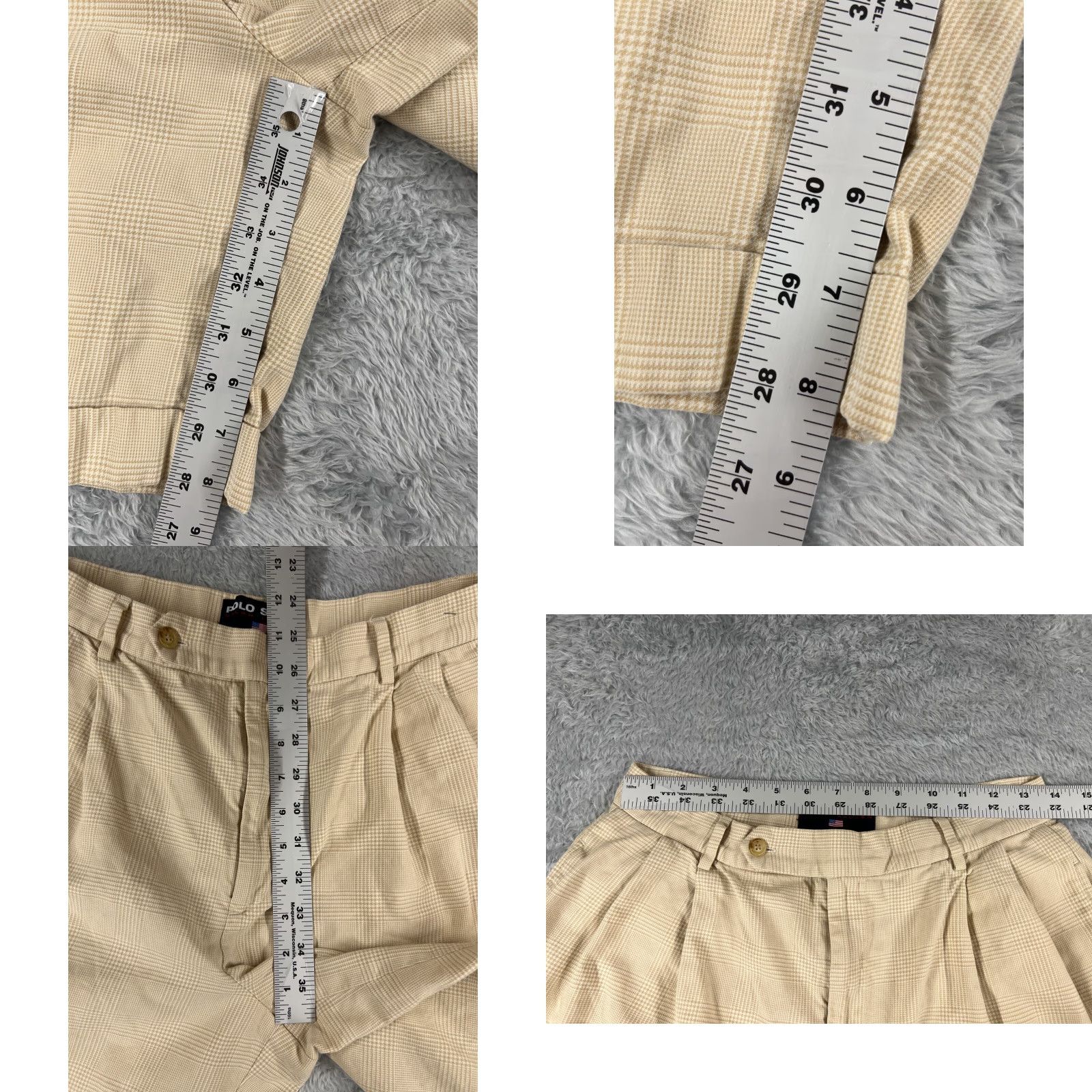Vintage VINTAGE Polo Sport Ralph Lauren Shorts Women 10 Beige Bermuda Casual Activewear Summer 90s Womens Size 32" / US 10 / IT 46 - 8 Thumbnail