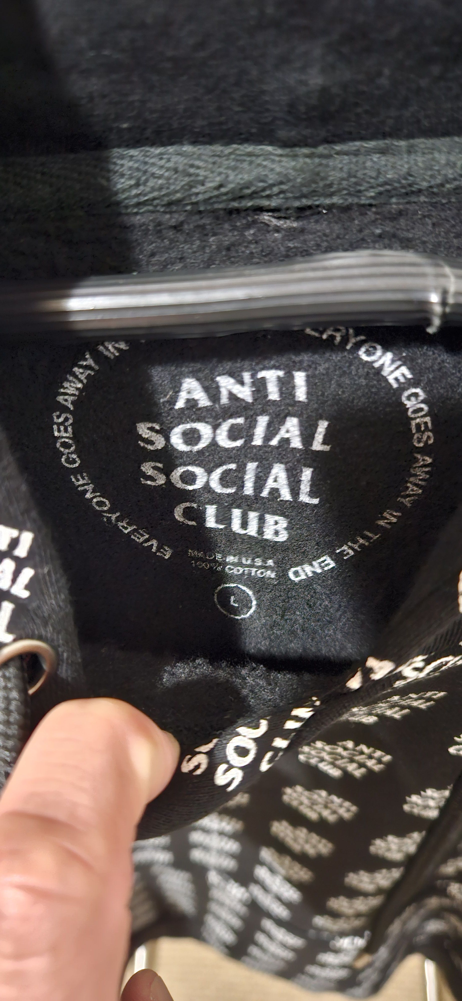 Anti Social Social Club Anti social social club all over Hoodie Size US L / EU 52-54 / 3 - 2 Thumbnail