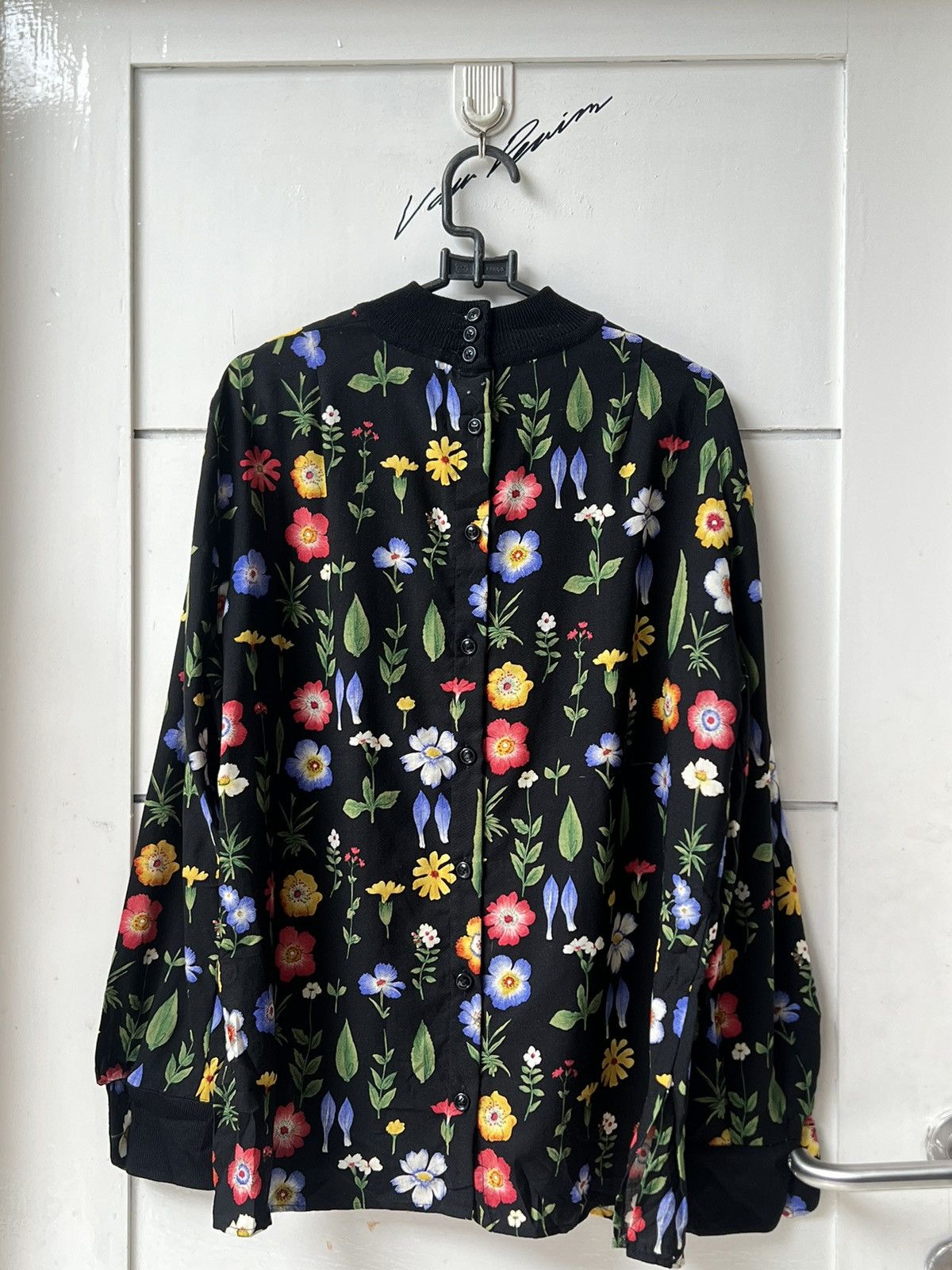 Akris AKRIS Flowers Motive Blouse Size M / US 6-8 / IT 42-44 - 6 Thumbnail