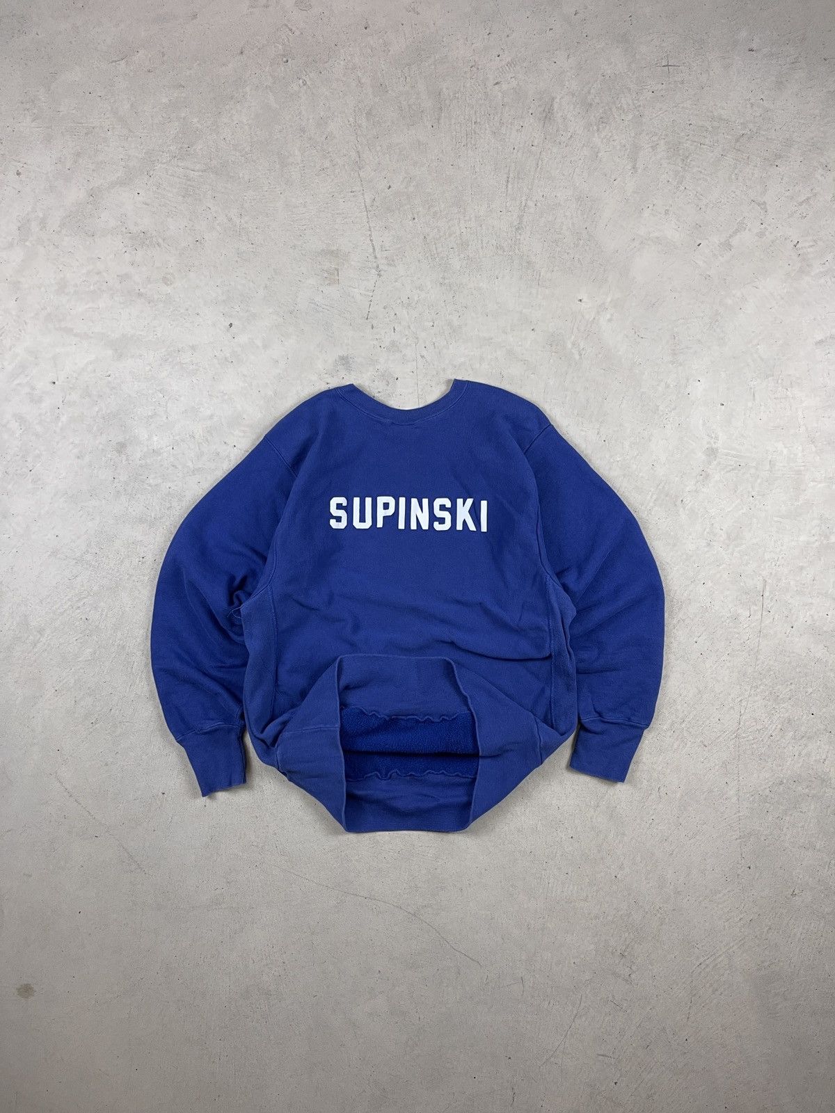 Vintage 1990s Champion Reverse Weave ‘Supinski’ Sweatshirt Size US XL / EU 56 / 4 - 1 Thumbnail