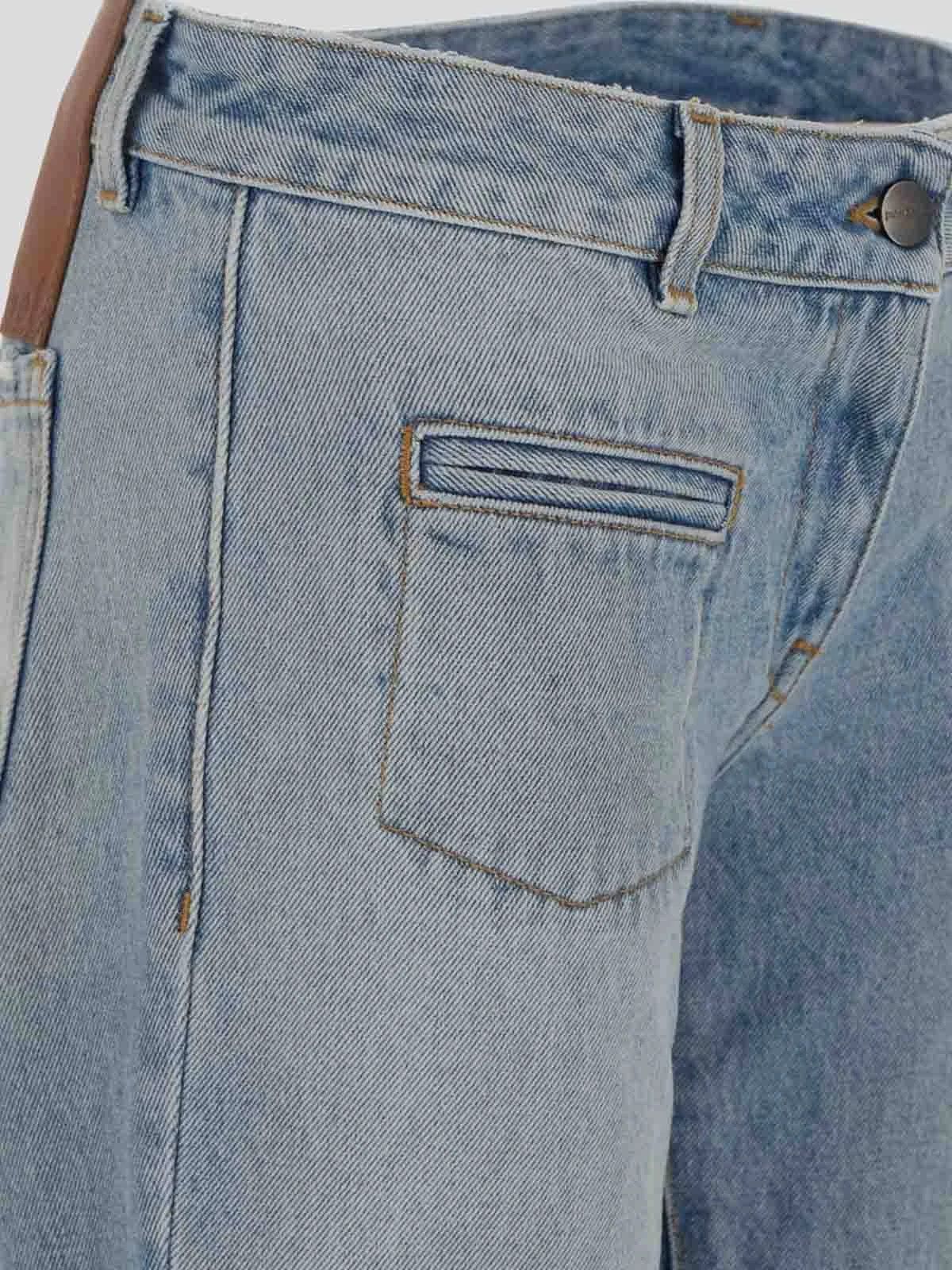 Palm Angels o1s22i1n0824 Low-rise Waist Bootcut Jeans in Light Blue Size 27" / US 4 / IT 40 - 4 Thumbnail