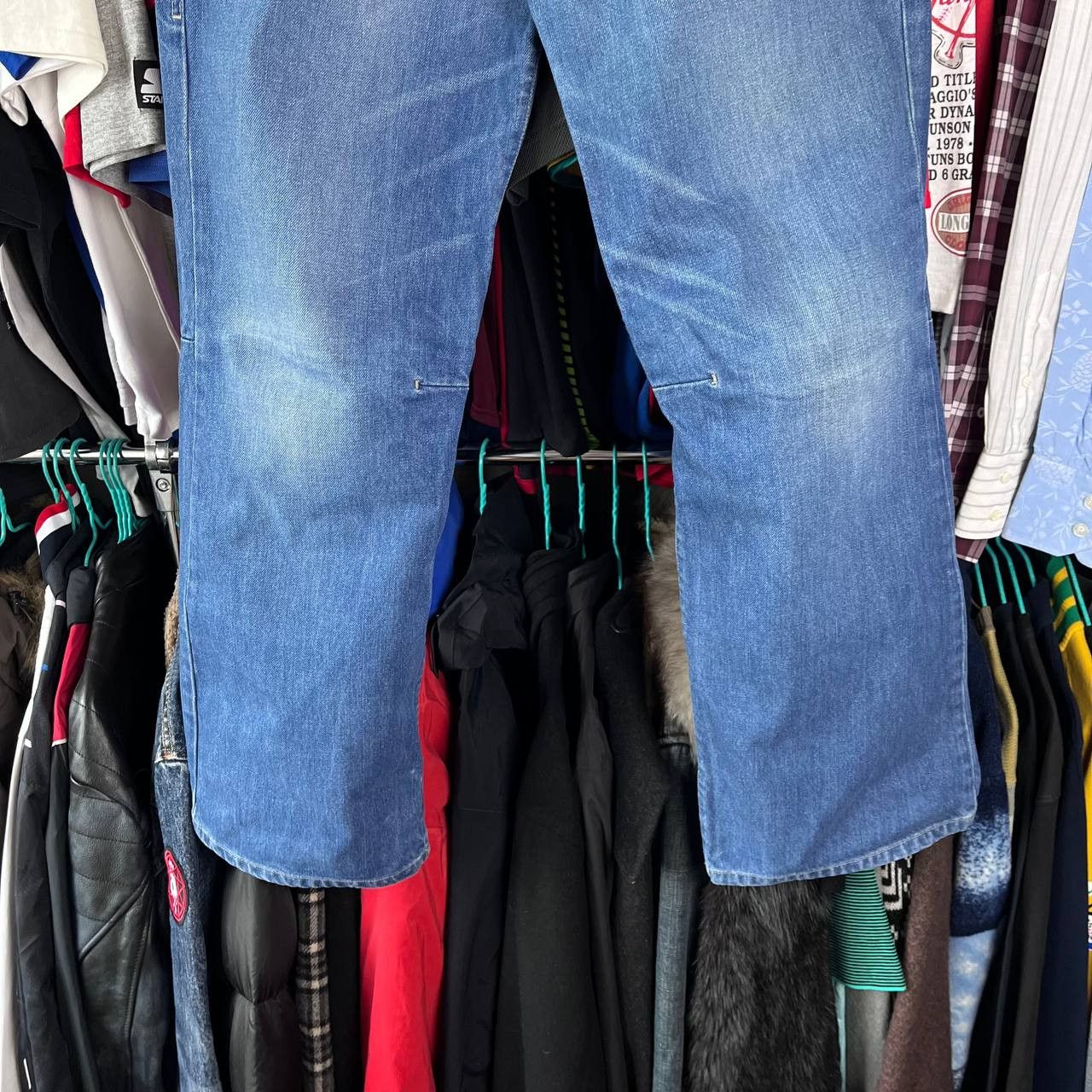 Diesel × Vintage Vintage Diesel Wide Rap Jeans Mens 34 Made in Italy Y2K Size US 34 / EU 50 - 3 Thumbnail