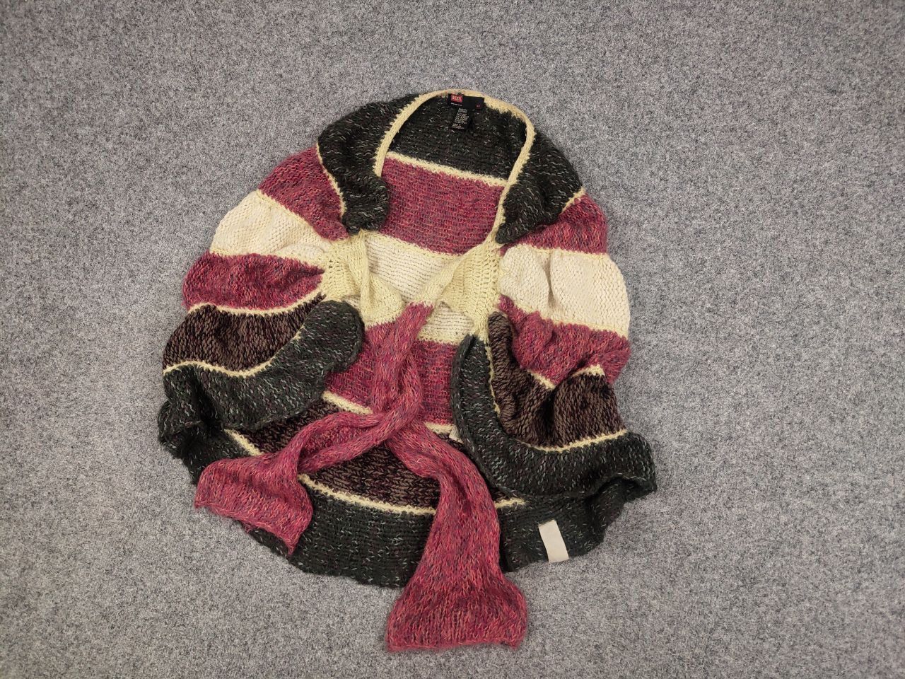 Diesel Vintage Diesel Hand Knit Sweater Wool Mohair Blend Poncho Size ONE SIZE - 3 Thumbnail