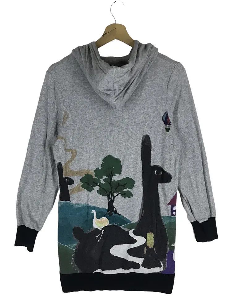 Japanese Brand Scolar Fullprint Long Hoodies Size M / US 6-8 / IT 42-44 - 3 Thumbnail