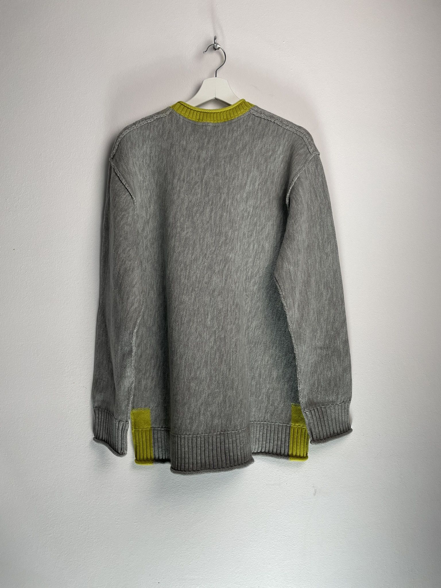 A-COLD-WALL* A Cold Wall Light Grey Framework Crewneck Graphic Sweater Size US M / EU 48-50 / 2 - 5 Thumbnail