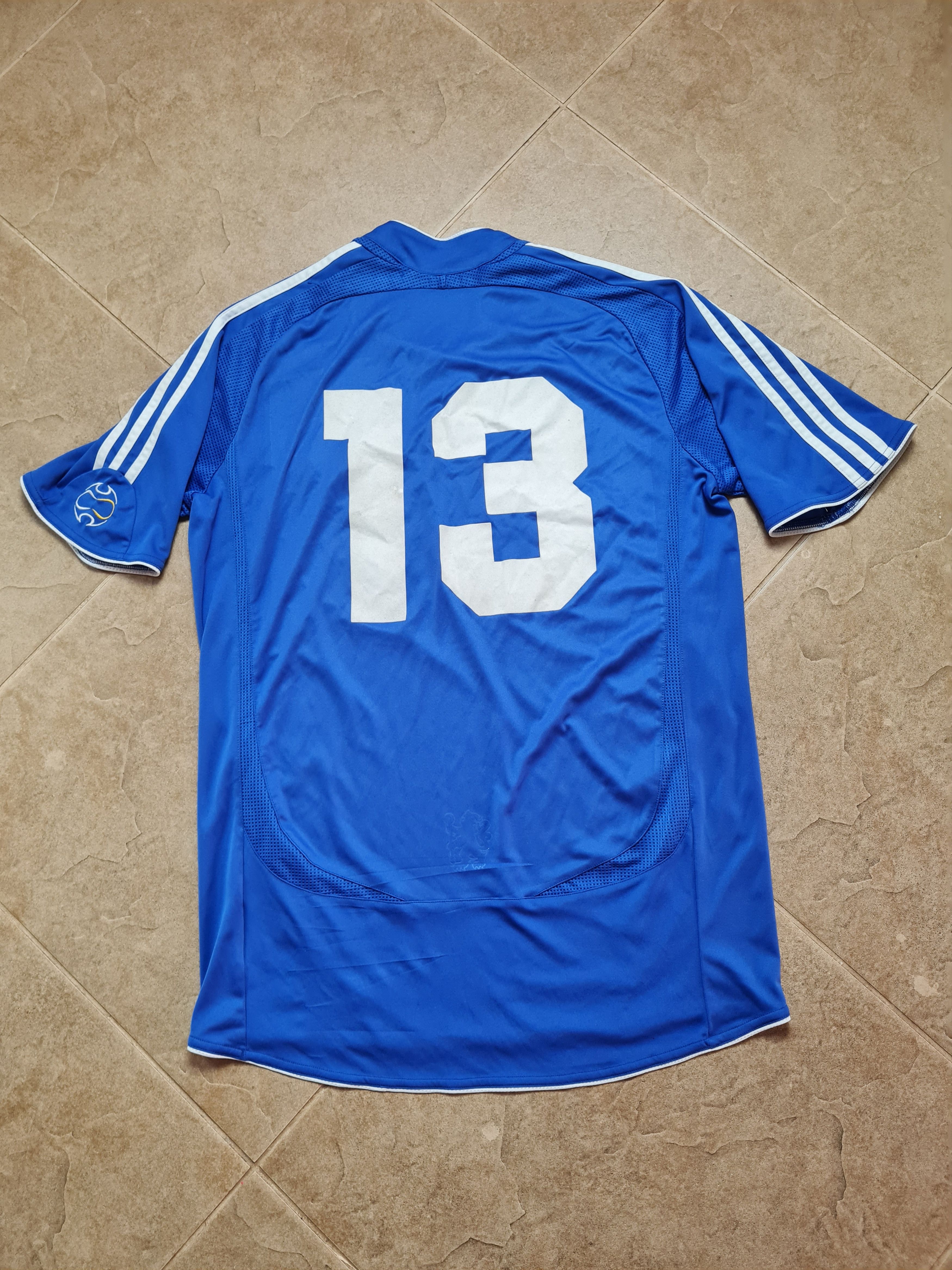 Adidas Soccer Shirt #13 Football Jersey Adidas Chelsea 2006-2008 Size US M / EU 48-50 / 2 - 21 Thumbnail