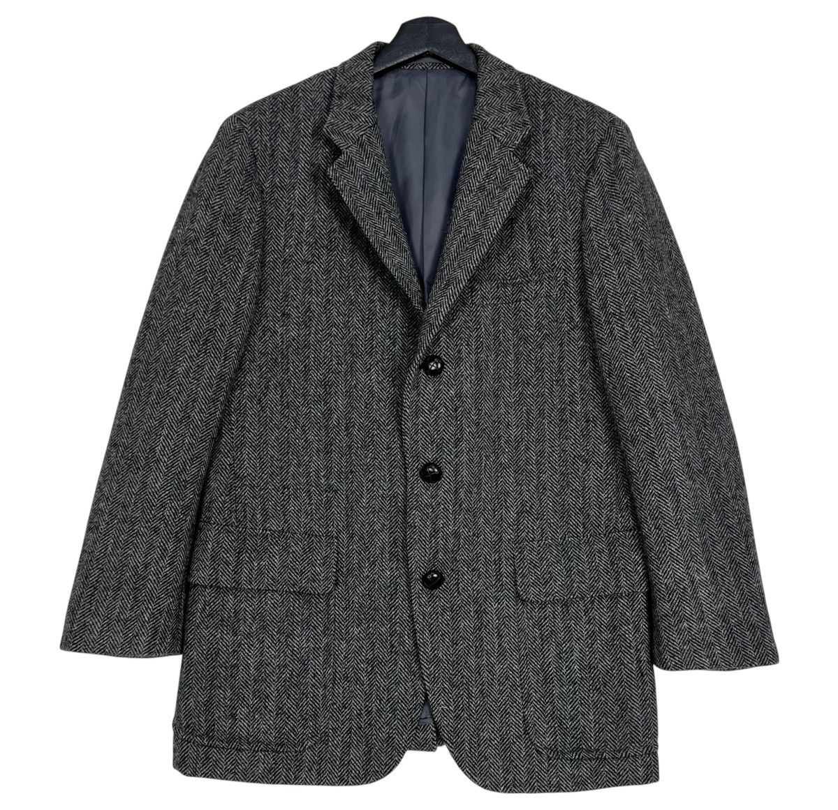 J. Press Vintage J Press Herringbone Wool Blazer Jacket Size US M / EU 48-50 / 2 - 1 Thumbnail