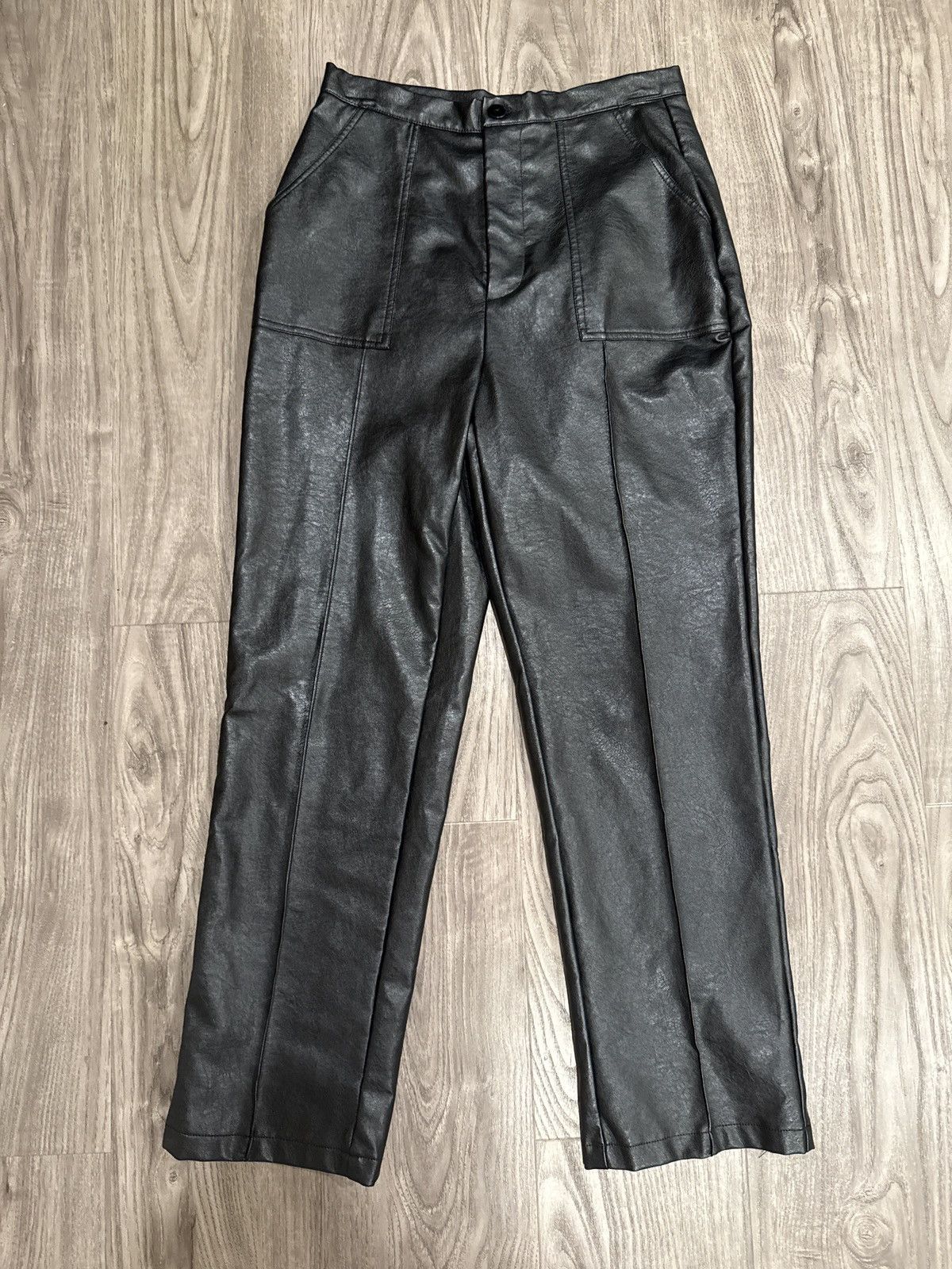 PRINCESS POLLY Fuax Leather Princess Polly Pants Size 28" / US 6 / IT 42 - 1 Thumbnail