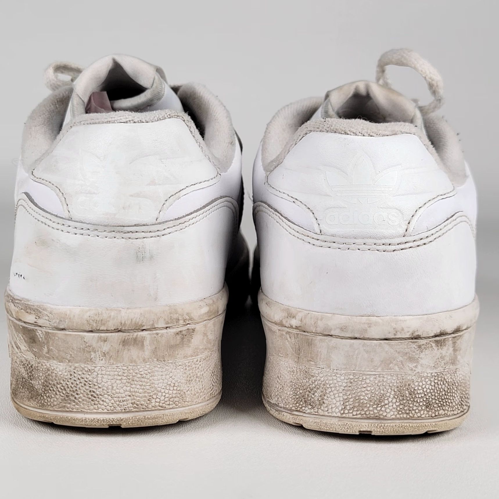 Adidas Adidas Rivalry Low Sneaker Men's White Triple White Size 10 US Leather Rubber Size US 10 / EU 43 - 6 Thumbnail