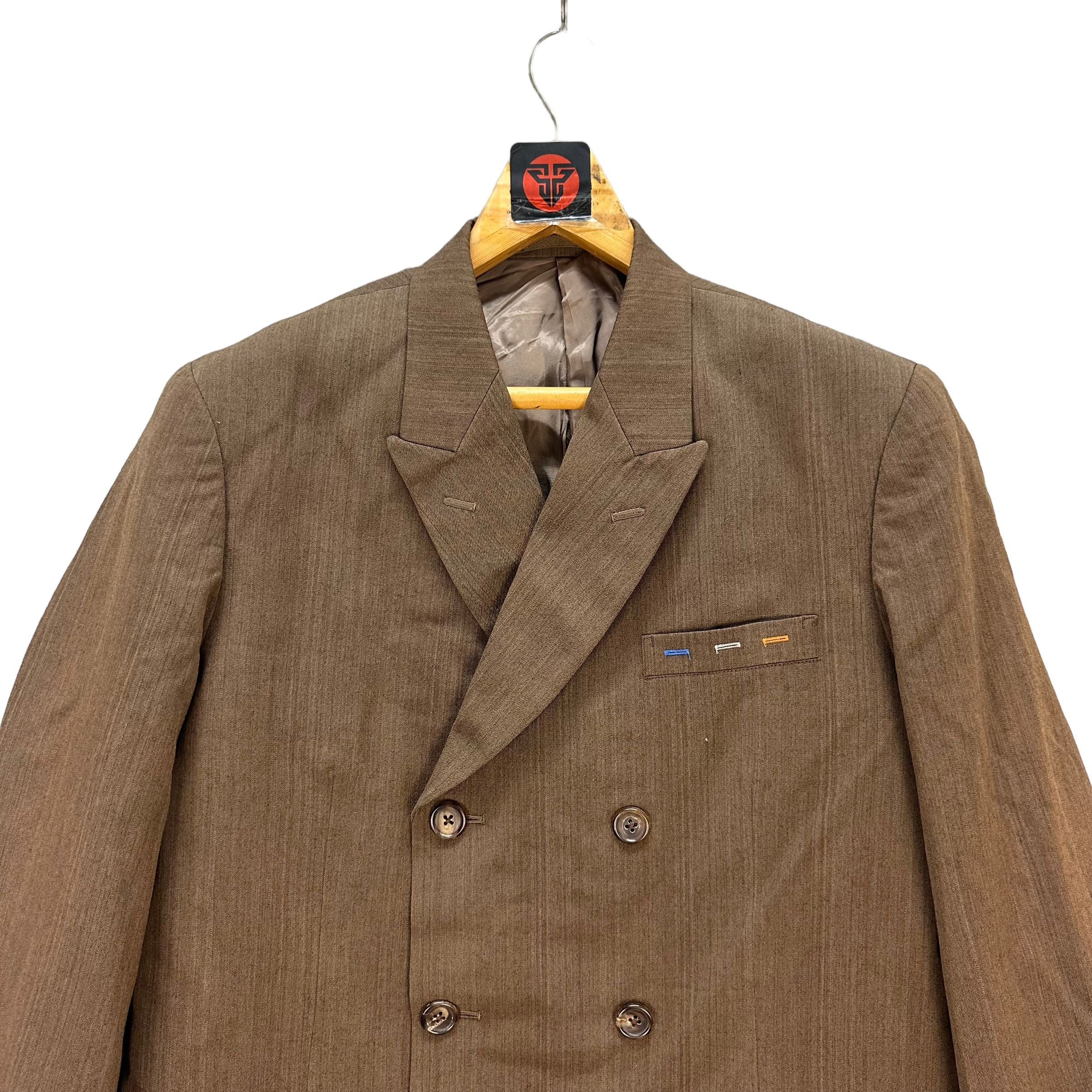 Y's for Men Yohji Yamamoto Y's FOR MEN WOOL COAT JACKET #7663-162 Size US M / EU 48-50 / 2 - 2 Thumbnail