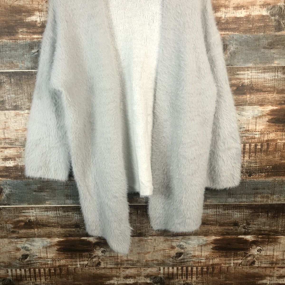 Japanese Brand DL Rope Picnic Grey Cardigan Knitwear #C309 Size S / US 4 / IT 40 - 3 Thumbnail