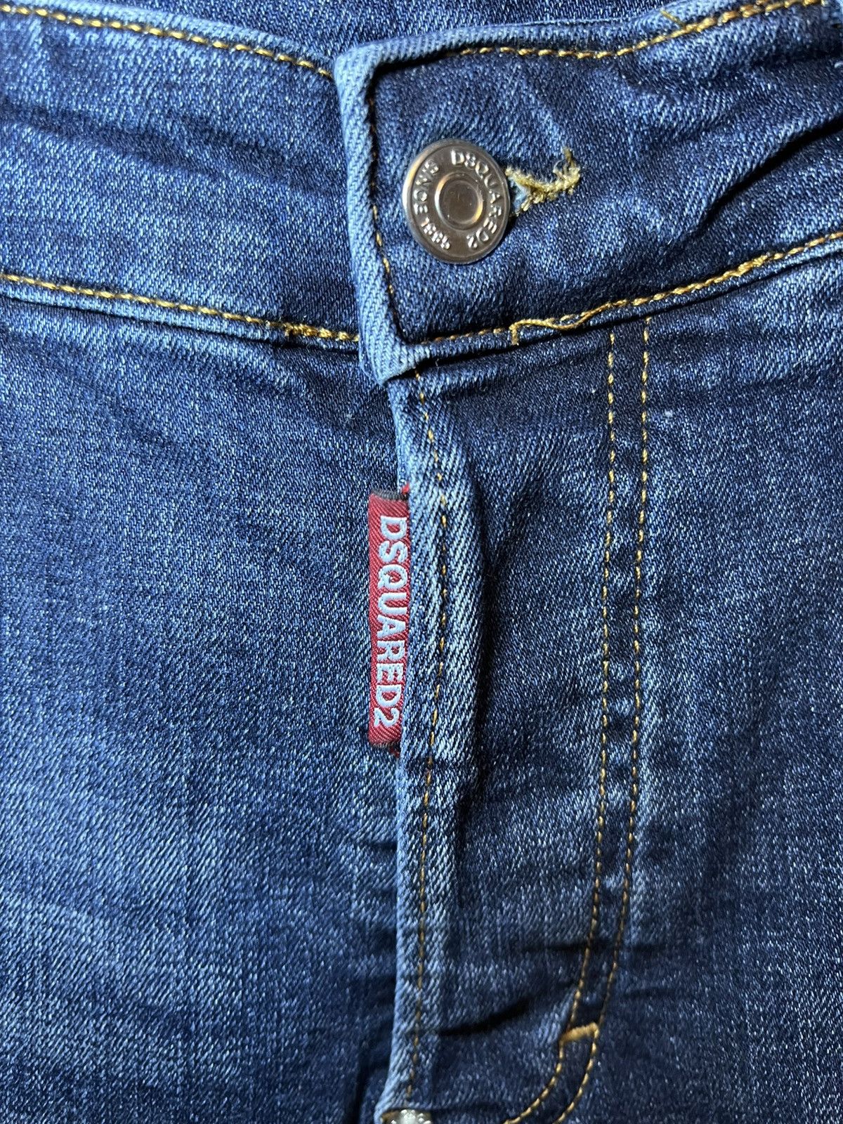 Dsquared2 Dsquared2 Icon Forever distressed slim blue jeans Size US 30 / EU 46 - 8 Thumbnail