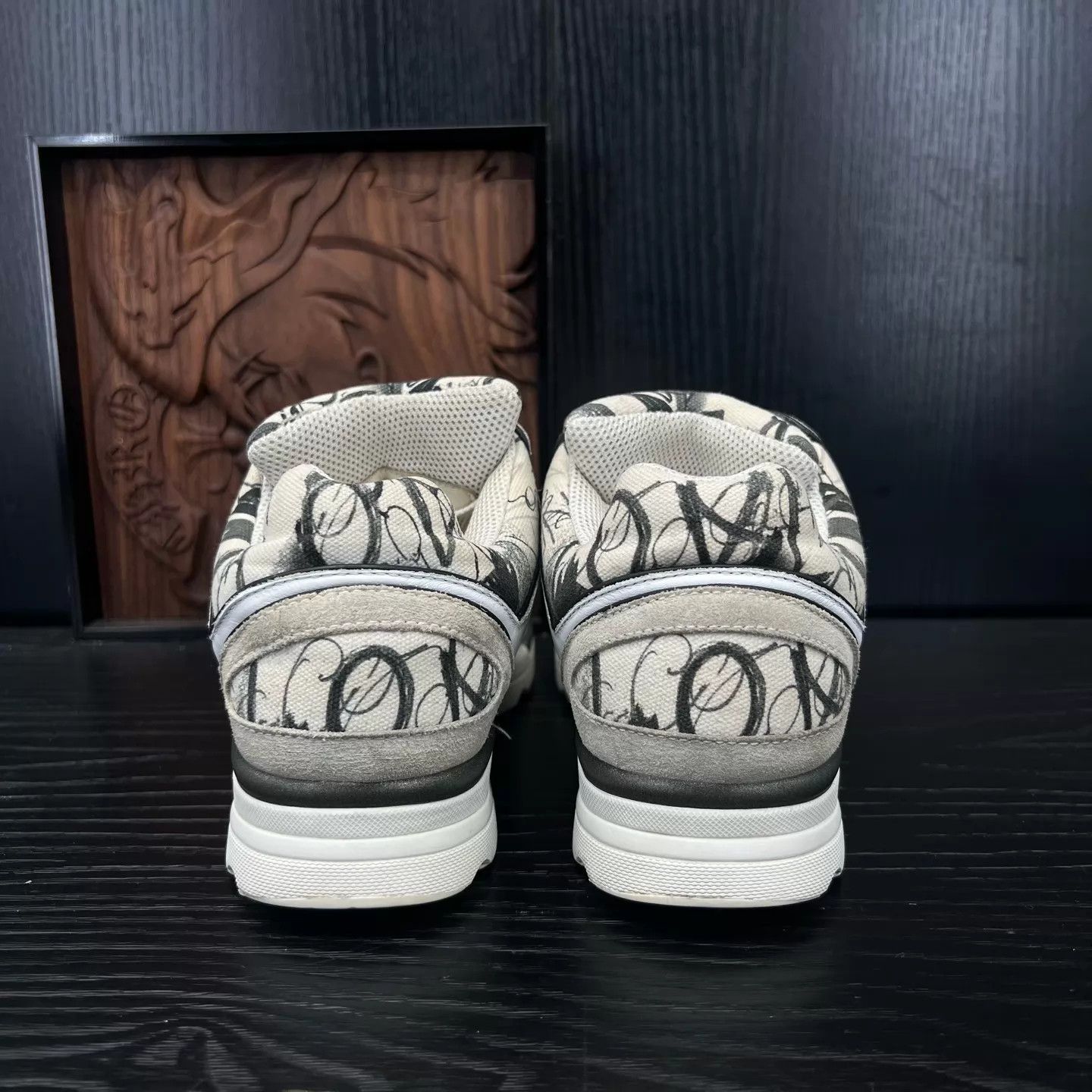 Chanel Chanel Black & White Graffiti Sneakers Size 36 With Box Size US 5.5 / IT 35.5 - 3 Thumbnail
