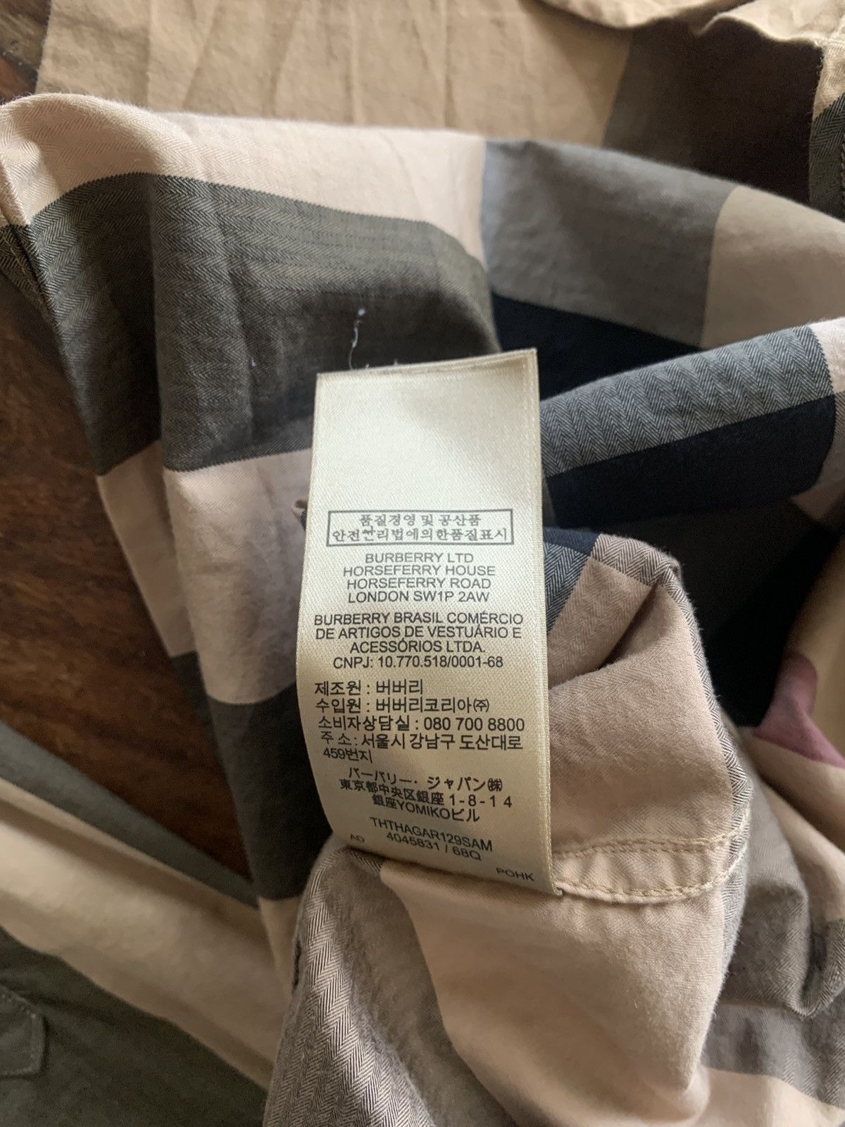 Burberry Vintage Burberry London Classic Tan Checkered Shirt Size US M / EU 48-50 / 2 - 6 Thumbnail