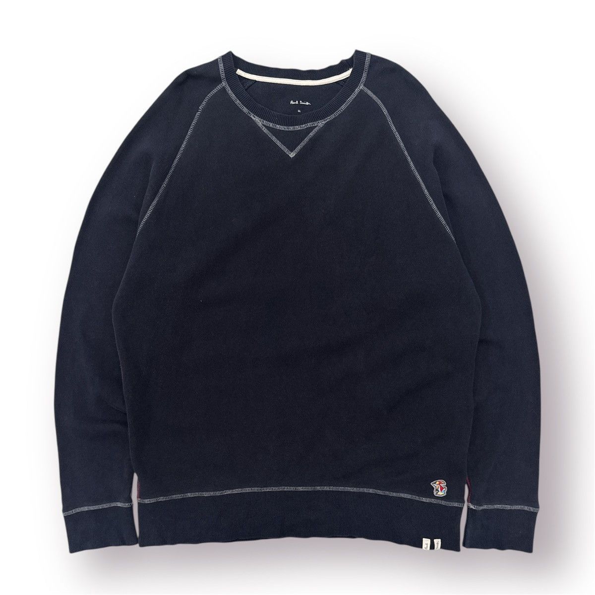 Japanese Brand 🔥 Paul Smith Red Ear Roundneck V-Stitch Sweatshirt - LL Size US M / EU 48-50 / 2 - 1 Thumbnail