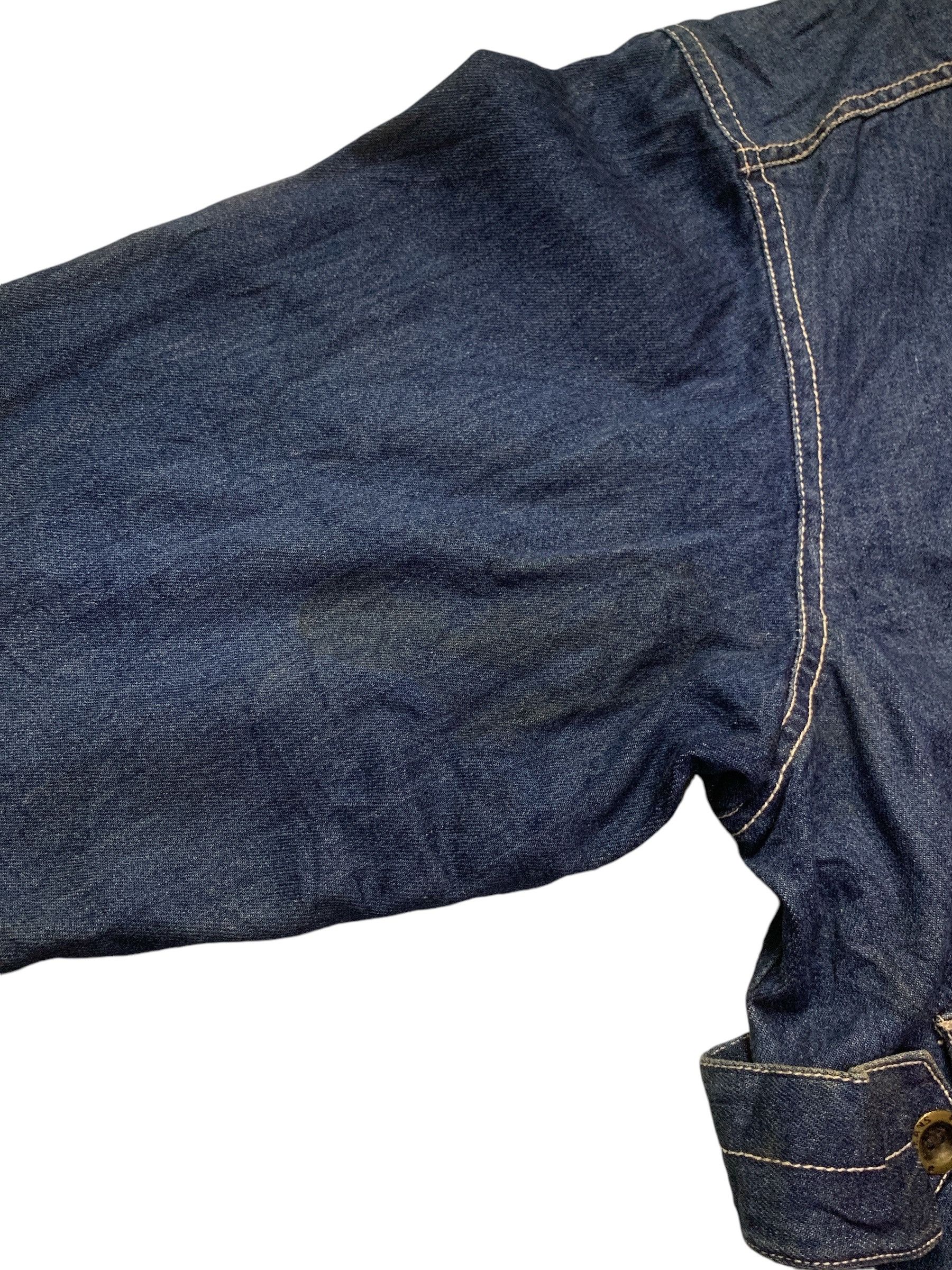Japanese Brand Rare Design Vintage Samdo Denim Jackets Size XL / US 12-14 / IT 48-50 - 8 Thumbnail