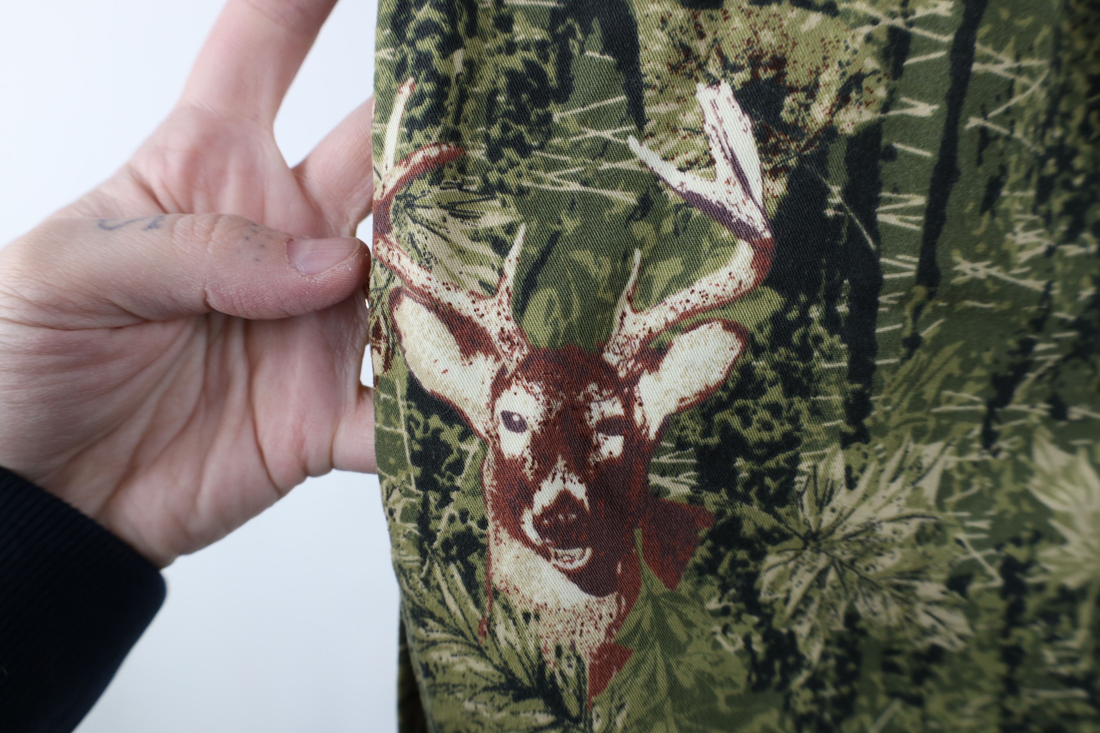 Vintage Vintage 90s Y2K Streetwear Camouflage Collared Button Shirt Size US M / EU 48-50 / 2 - 7 Thumbnail