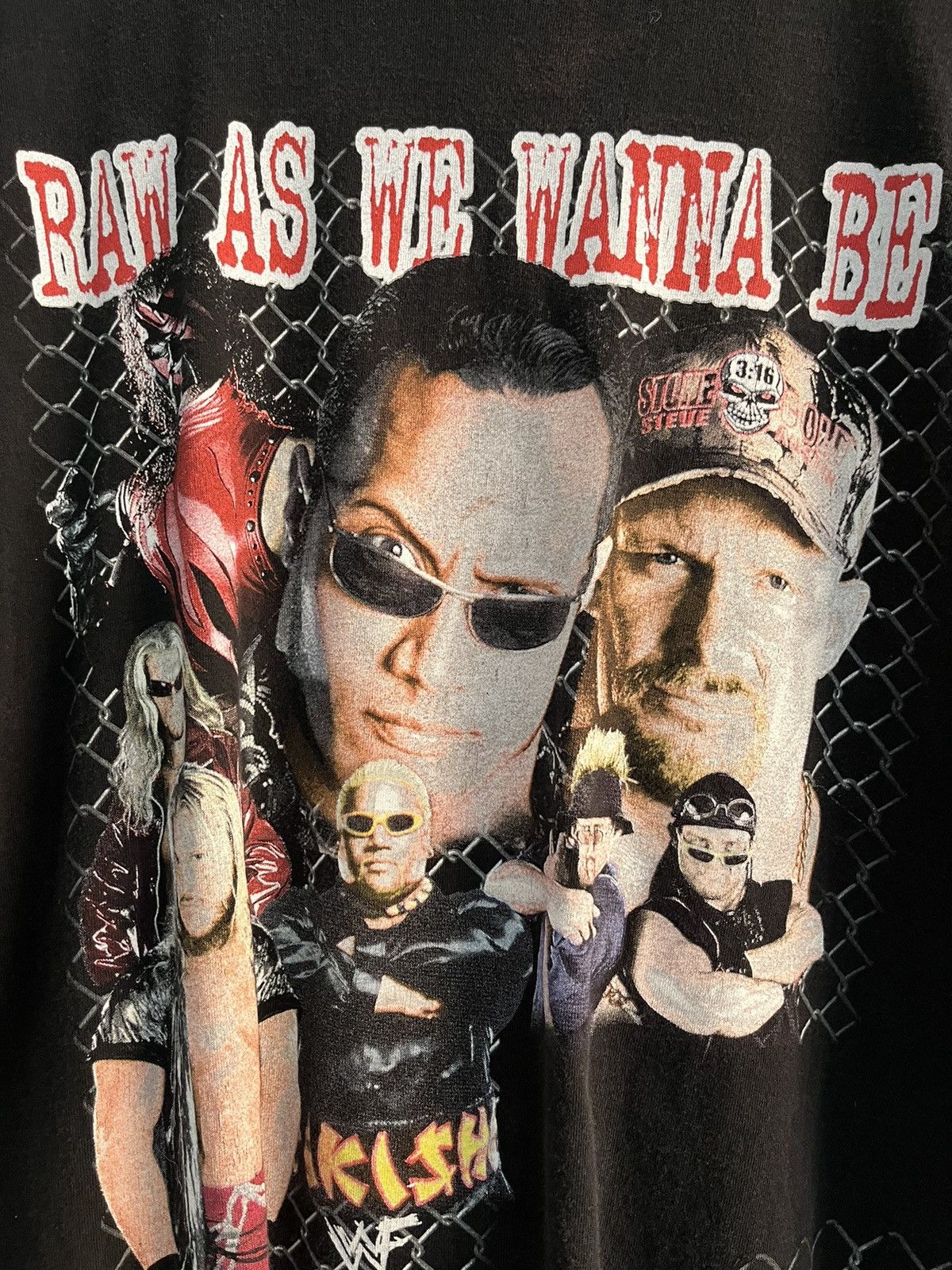 Vintage 2000 WWF Raw As we Wanna Be T-shirt factory Men's L.