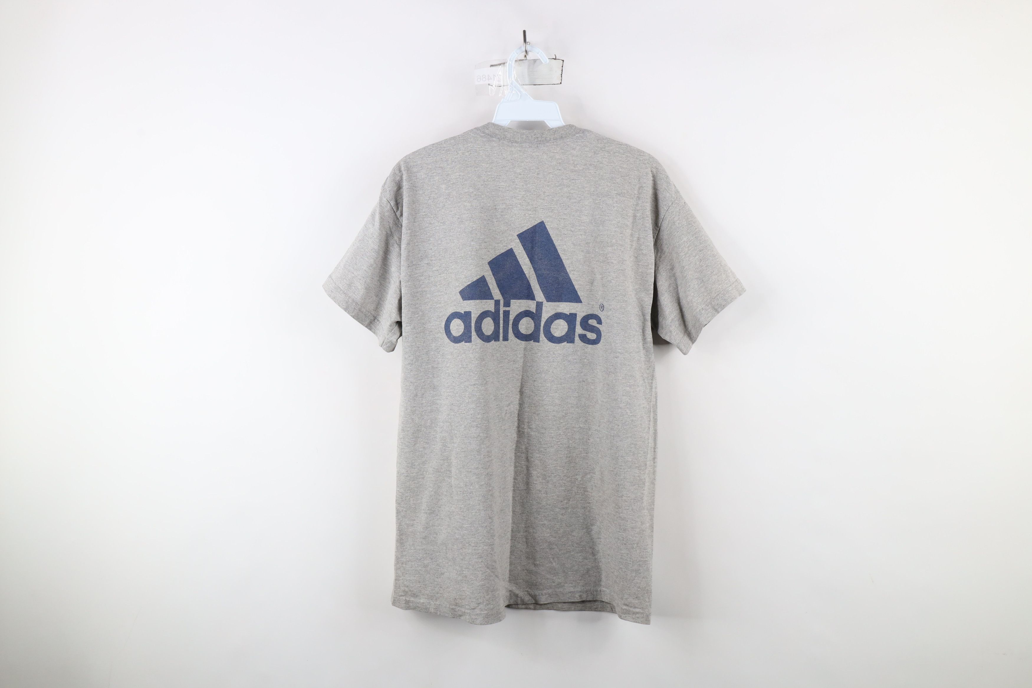 Adidas × Vintage Vintage Adidas University of Michigan Wrestling T-Shirt Gray Size US S / EU 44-46 / 1 - 12 Thumbnail