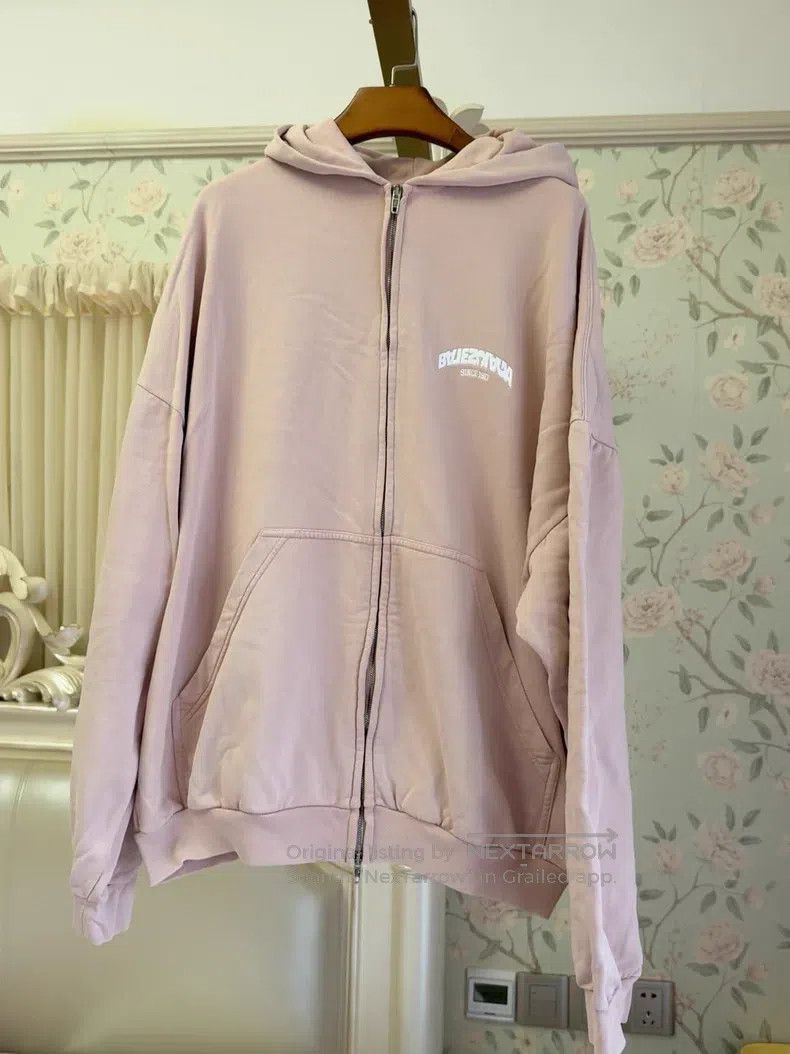 Balenciaga Balenciaga Light pink hoodie Size US S / EU 44-46 / 1 - 1 Thumbnail