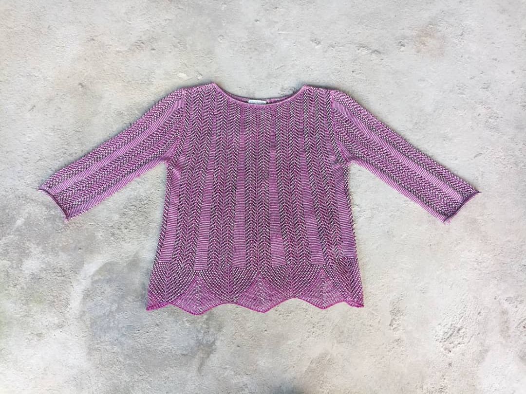 Japanese Brand × Vintage Enjoliver see through blouse Size M / US 6-8 / IT 42-44 - 3 Thumbnail