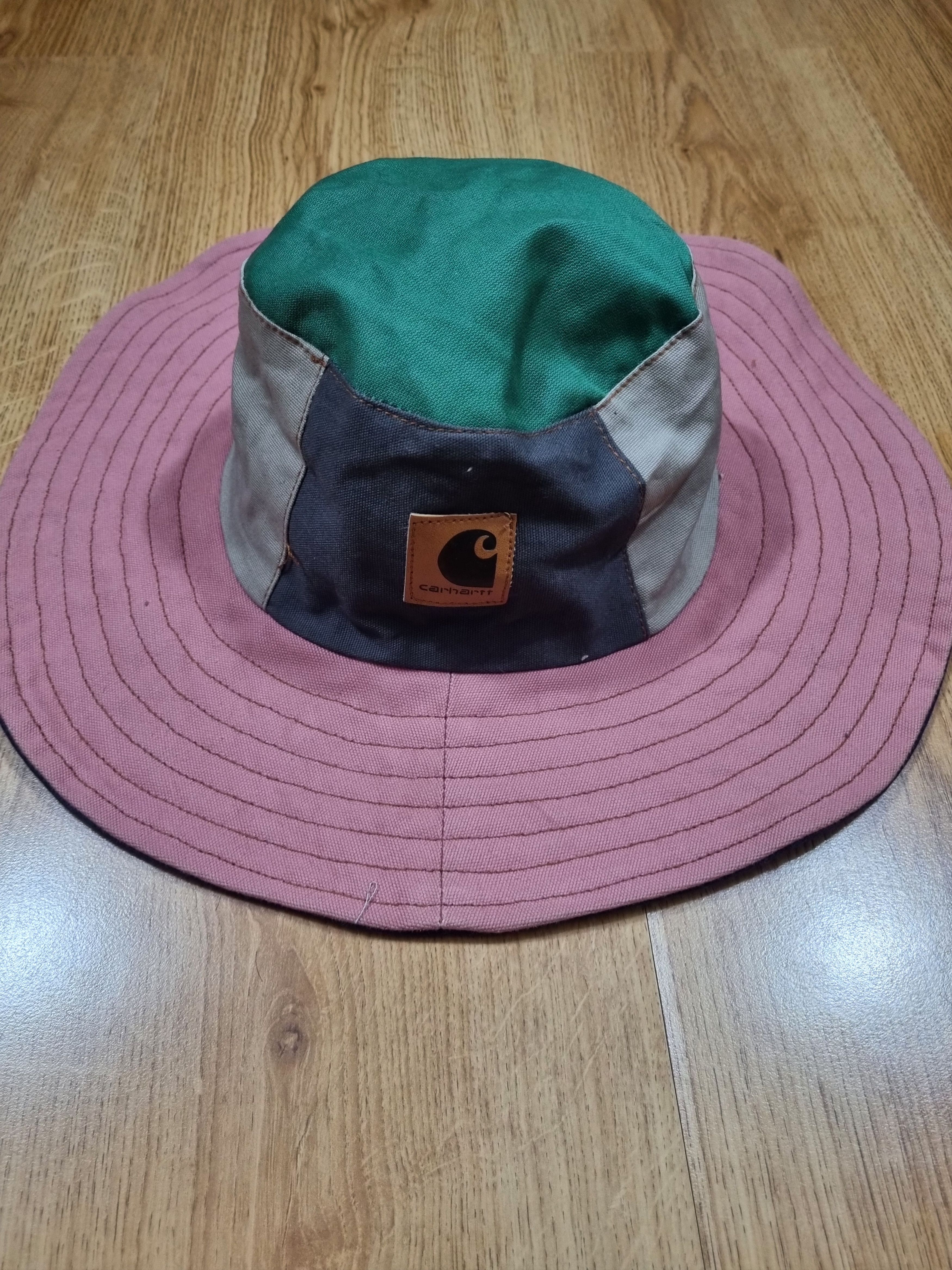 Carhartt Reworked Carhartt Patchwork Bucket Hat Size ONE SIZE - 1 Thumbnail