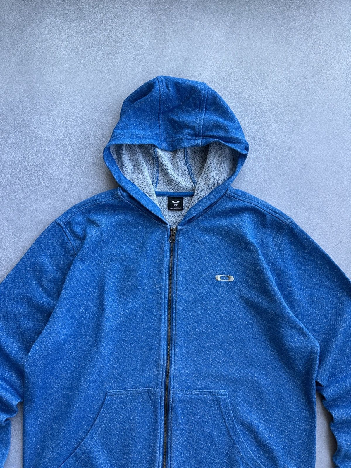 Oakley Vintage Oakley Blue Light Zip Hoodie Mens Sz S Size US S / EU 44-46 / 1 - 3 Thumbnail