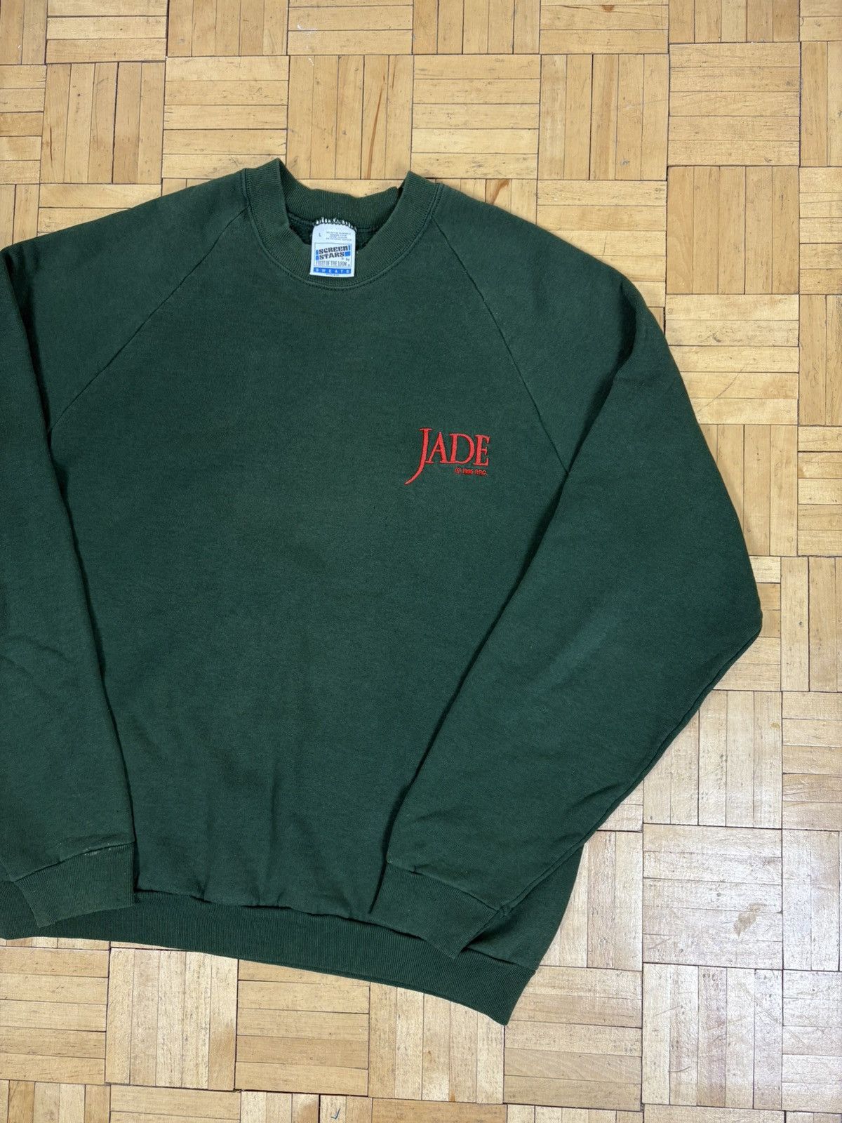 Vintage Rare 1995 Jade movie promo Screen Stars crew sweatshirt Size US L / EU 52-54 / 3 - 1 Thumbnail