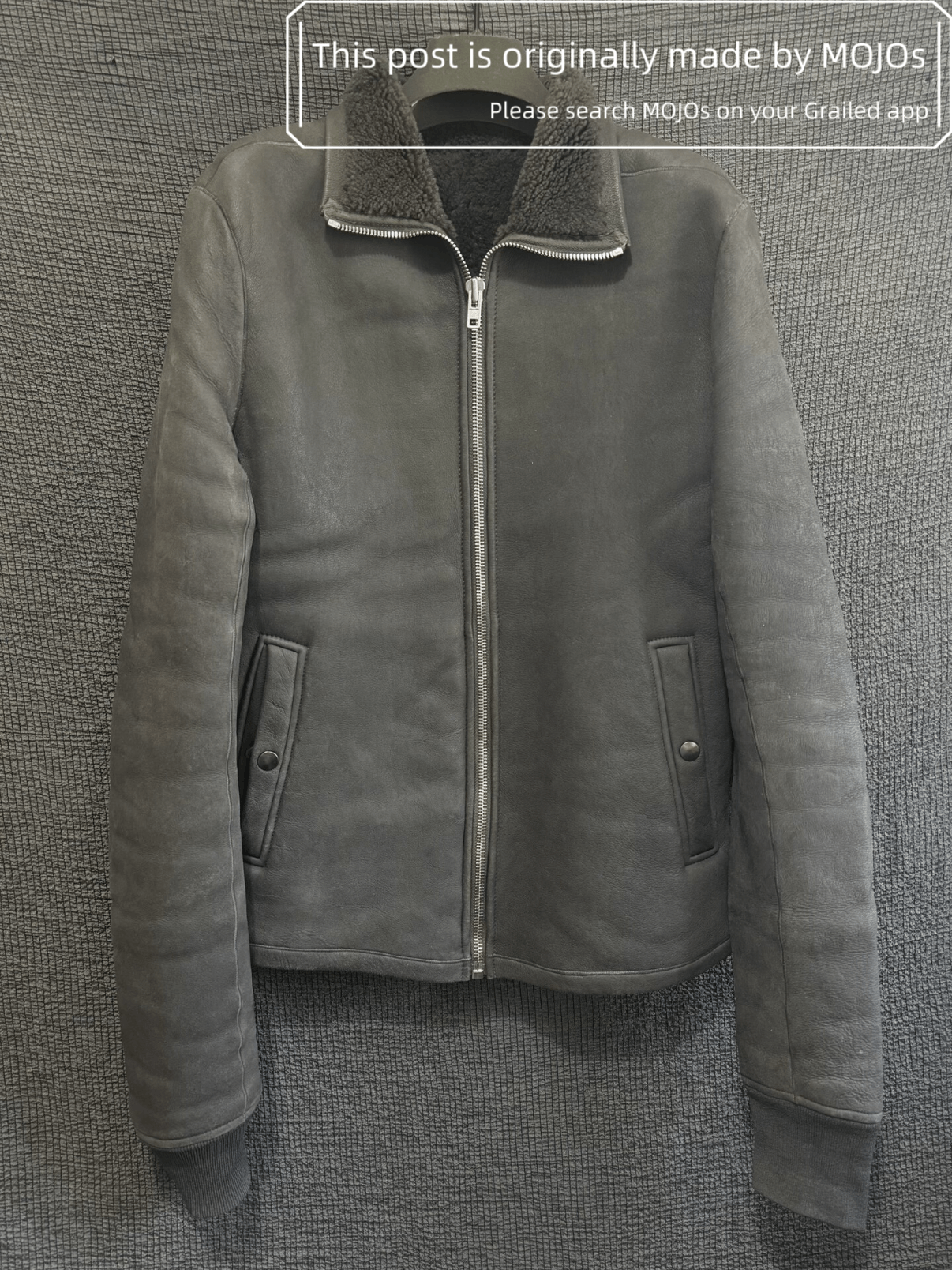 Rick Owens Sz 48 Rick Owens 14AW Leather Fur Coat mojos194411 Size US M / EU 48-50 / 2 - 1 Thumbnail