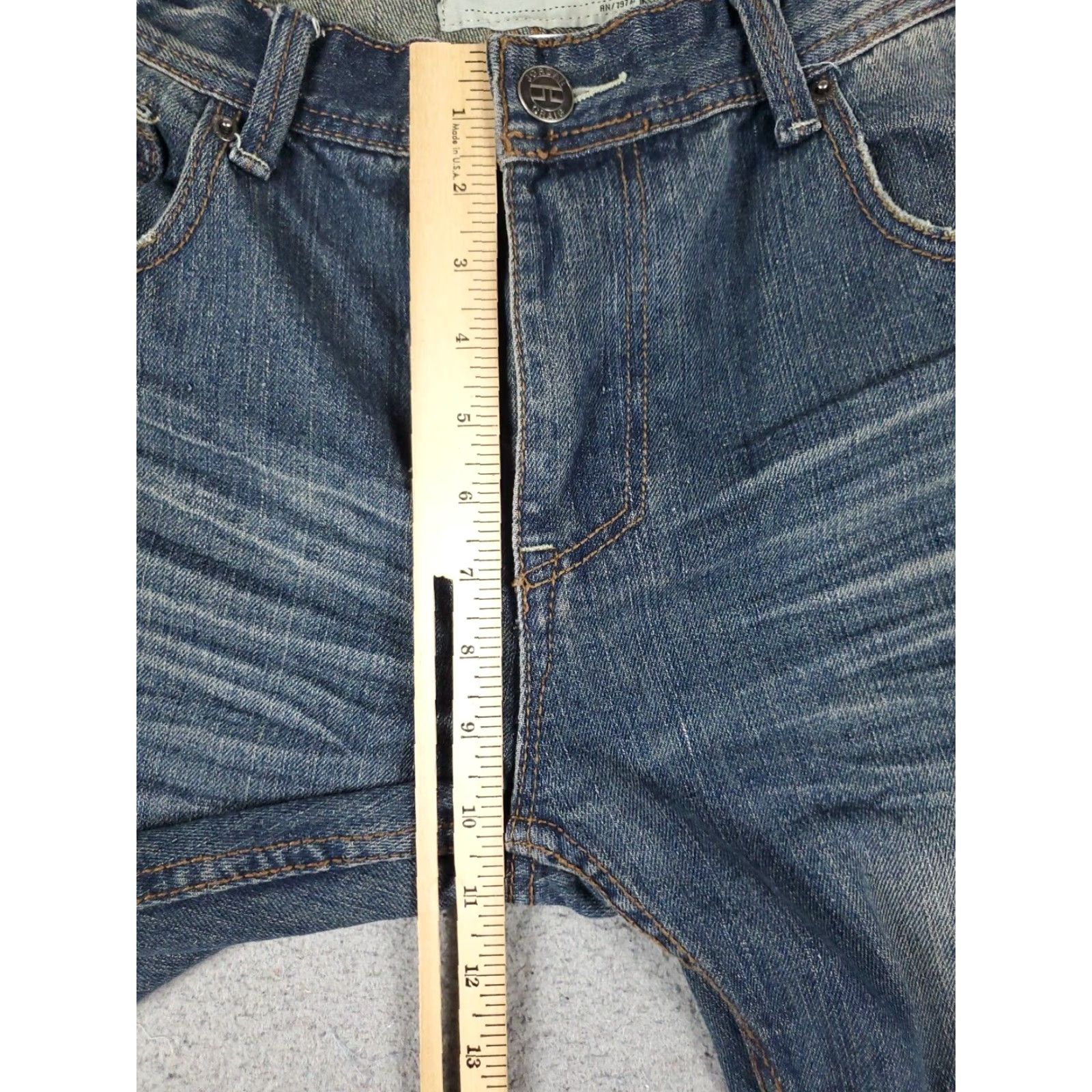 Jordan Craig Jordan Craig Mens Straight Leg Blue Jeans Size 36x32 Regular Fit Cotton Pants Size US 36 / EU 52 - 3 Thumbnail