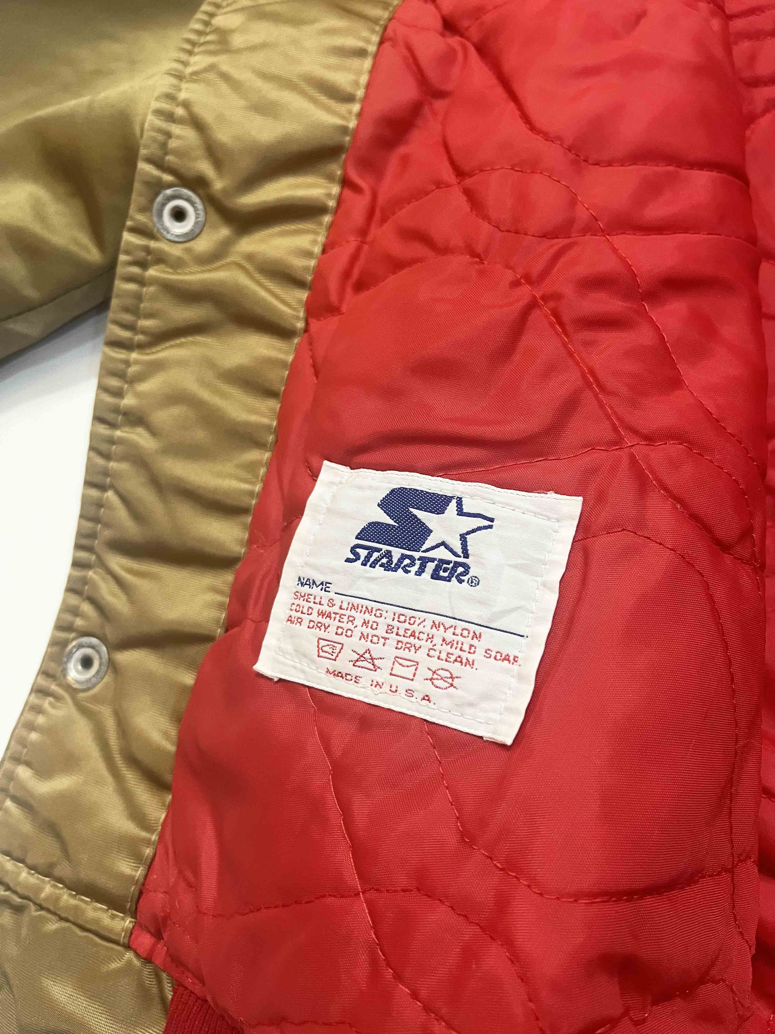 Starter Vintage Starter NFL San Francisco 49ers Satin Bomber Jacket Size US M / EU 48-50 / 2 - 7 Thumbnail