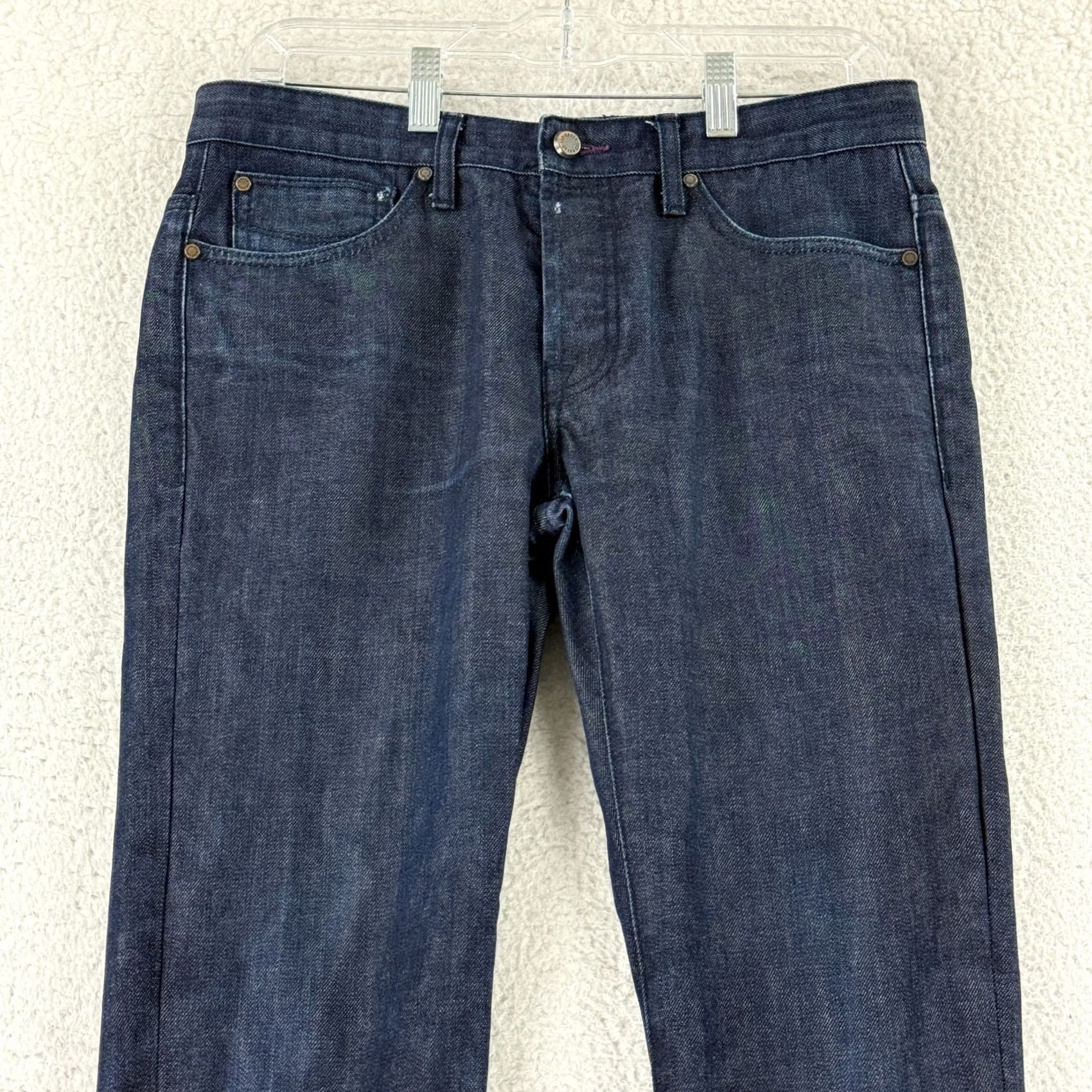 Ted Baker Ted Baker Jeans Mens Size 30 Blue Denim Dark Wash Slim Straight Casual Designer Jeans Size US 30 / EU 46 - 2 Thumbnail