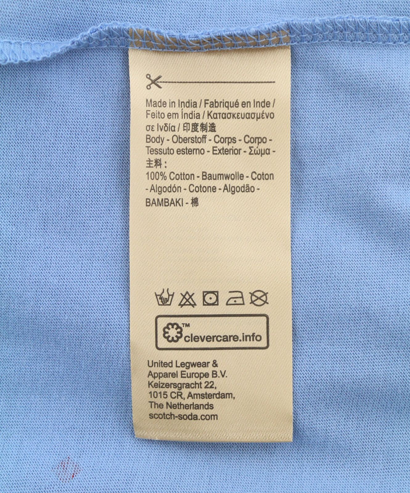 Scotch & Soda M Diamond Blue Aop Tricot Crew Neck Short Sleeve 91041 Size US M / EU 48-50 / 2 - 8 Thumbnail