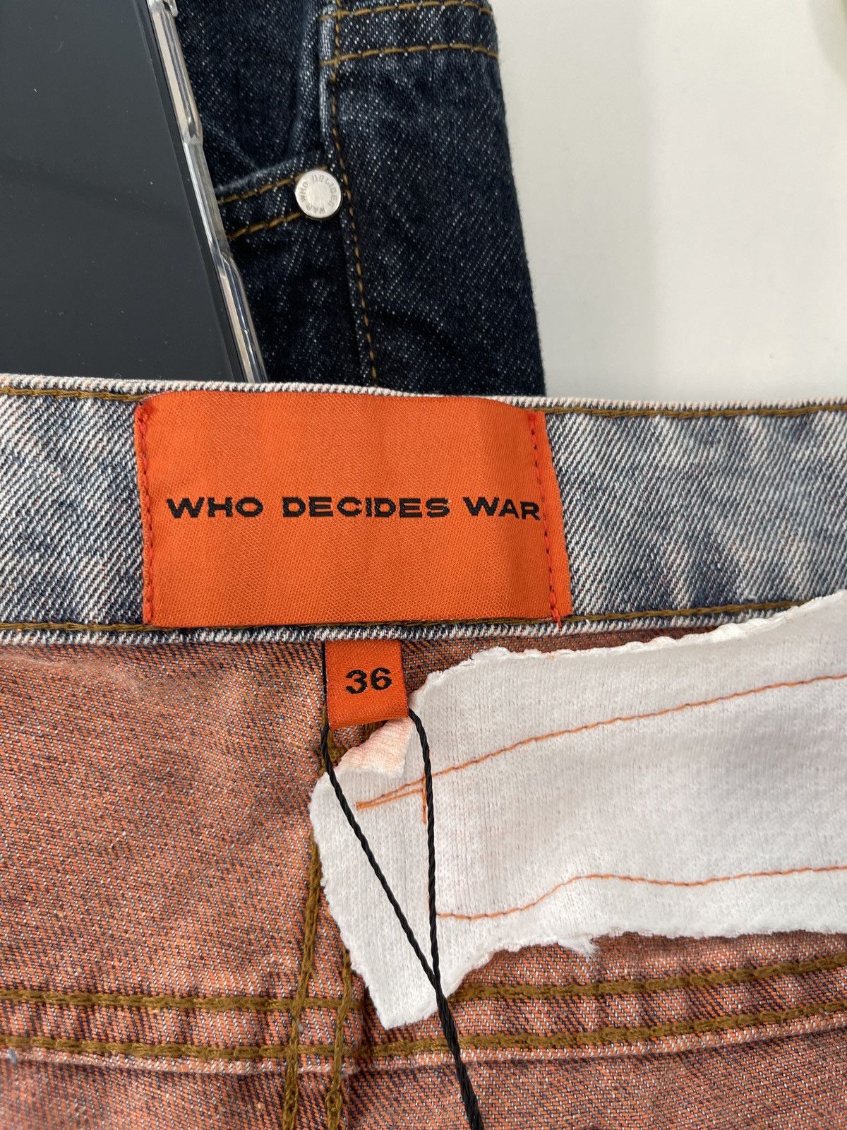 Who Decides War WHO DECIDES WAR Stained Glass Denim Size US 36 / EU 52 - 5 Thumbnail