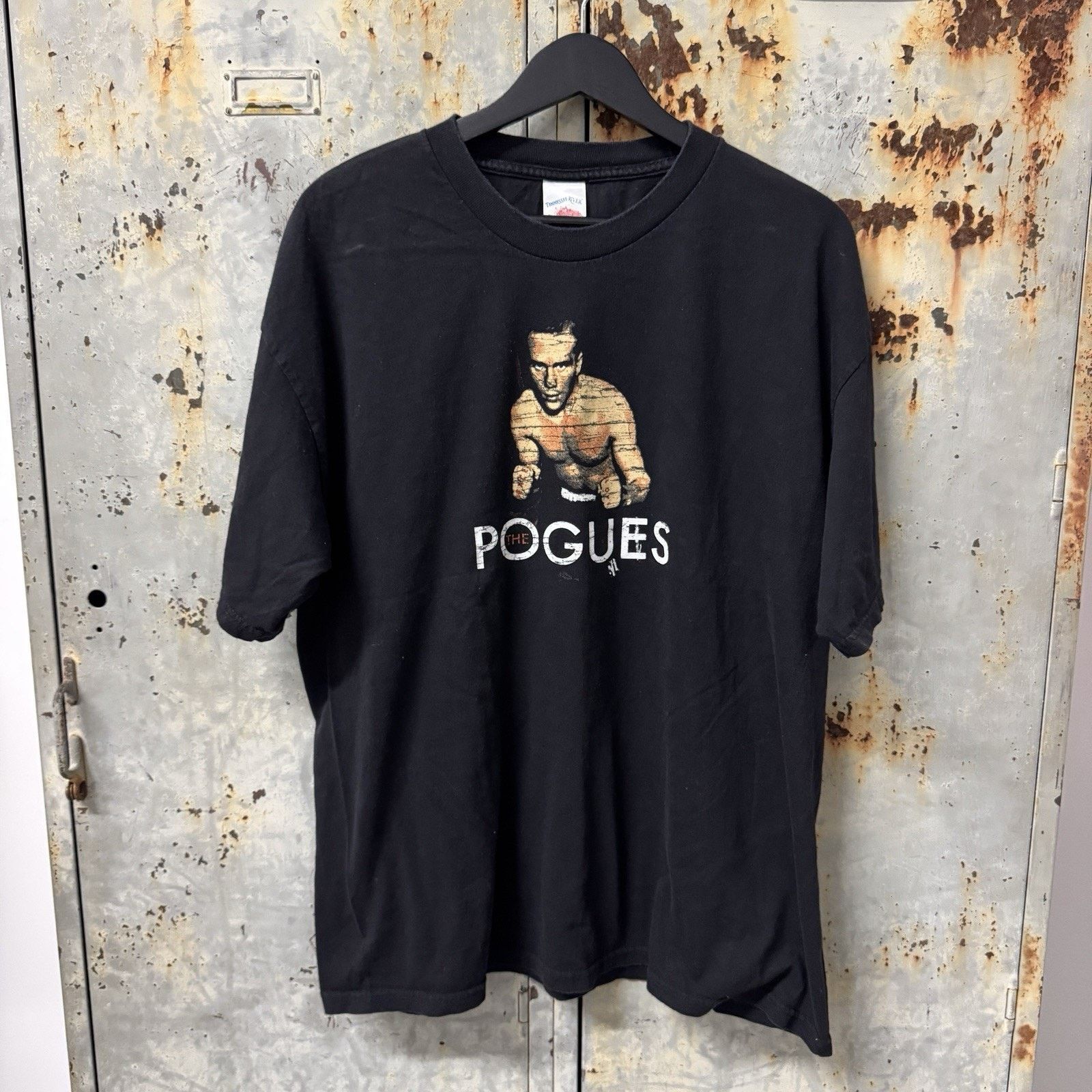 Vintage 2000s The Pogues Peace Love Shirt XL Shane MacGowan