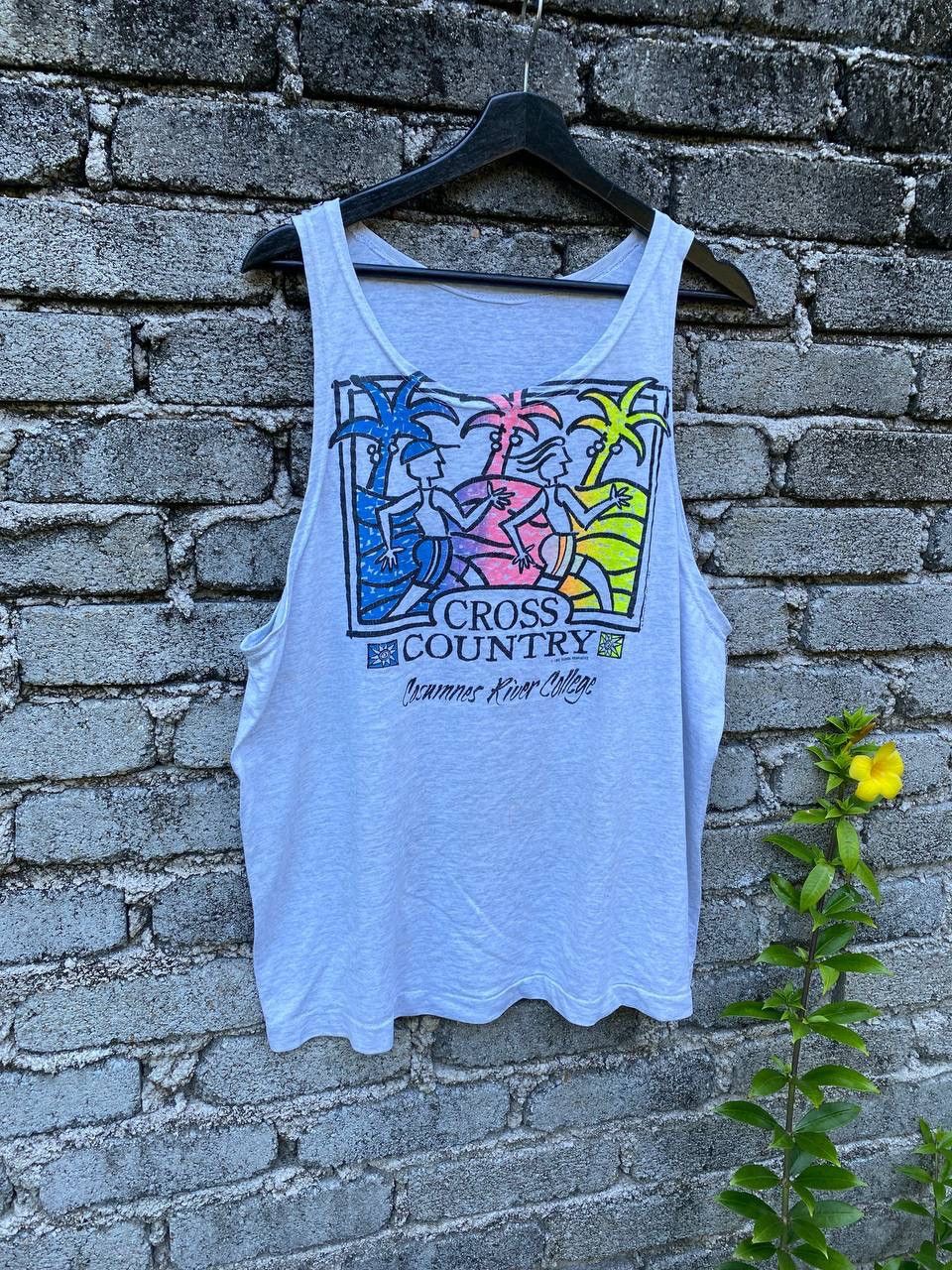 Other Vintage Cross Country Tank Top Made In Usa Size US L / EU 52-54 / 3 - 3 Thumbnail