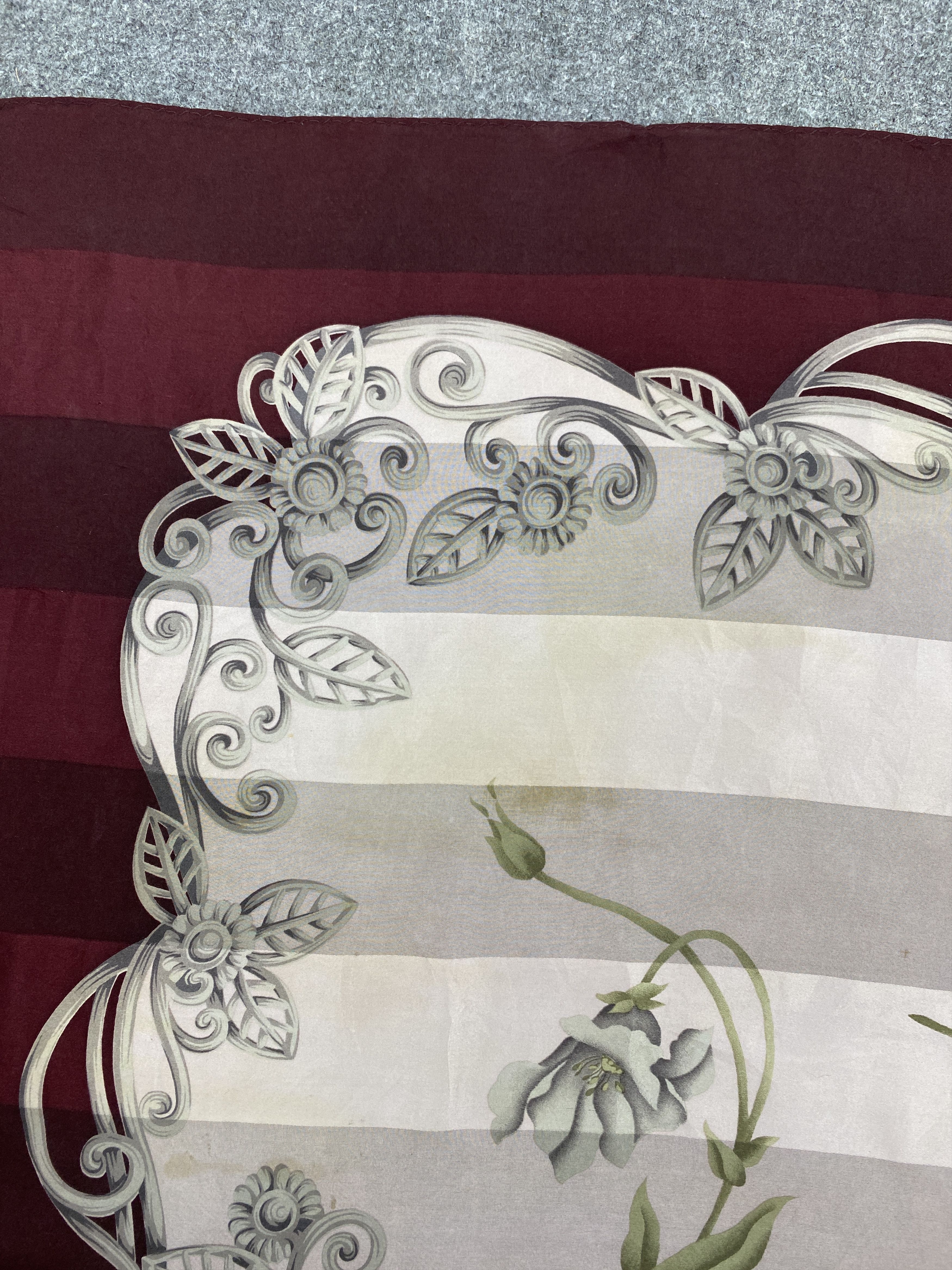 Designer × Pierre Balmain Pierre Balmain Silk Scarf / Muffler / Wrap / Scarves SN0002 Size ONE SIZE - 5 Thumbnail