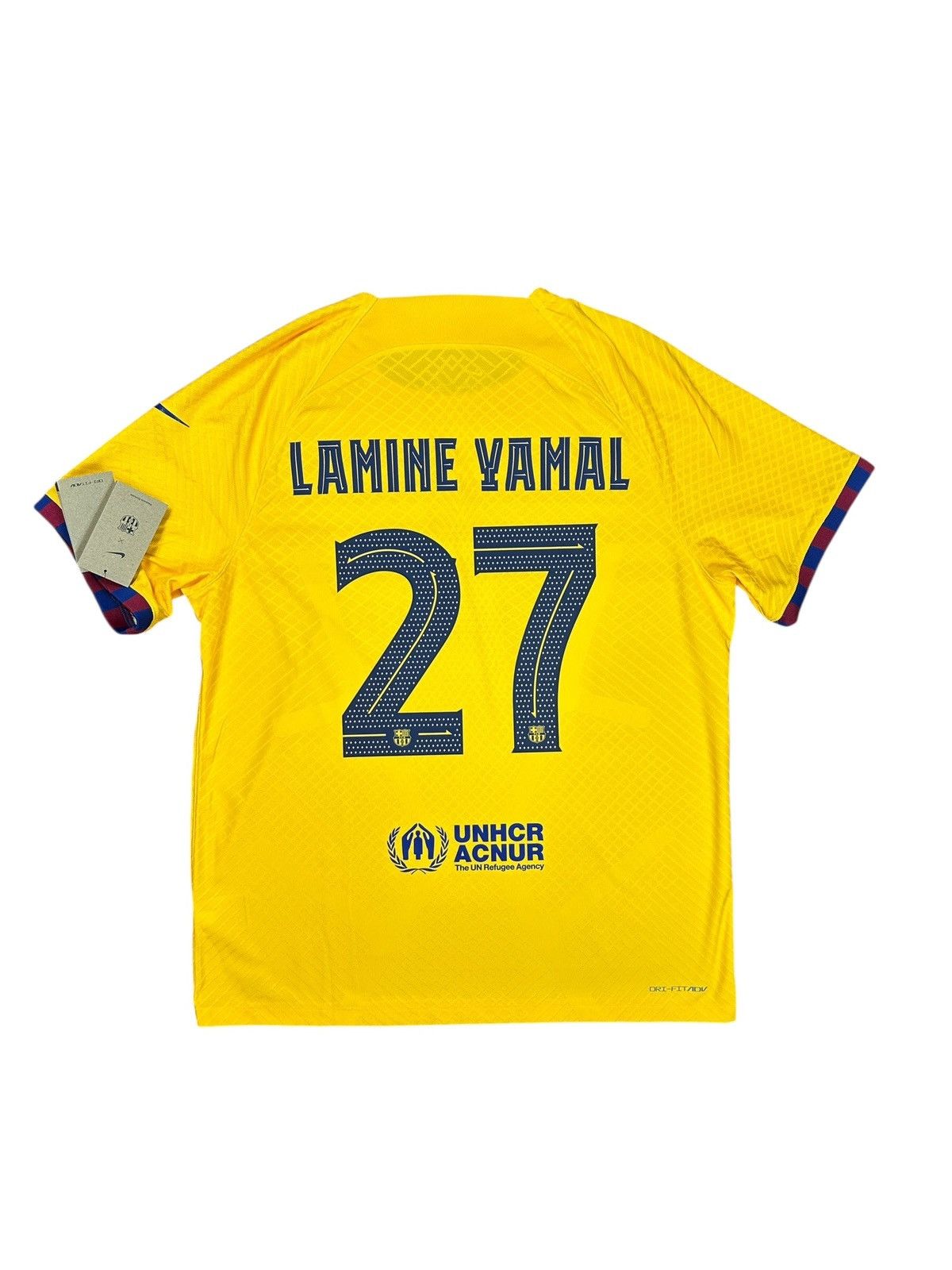 Nike Barcelona 2023/24 Lamine Yamal Fourth Soccer Jersey Size US XL / EU 56 / 4 - 1 Thumbnail