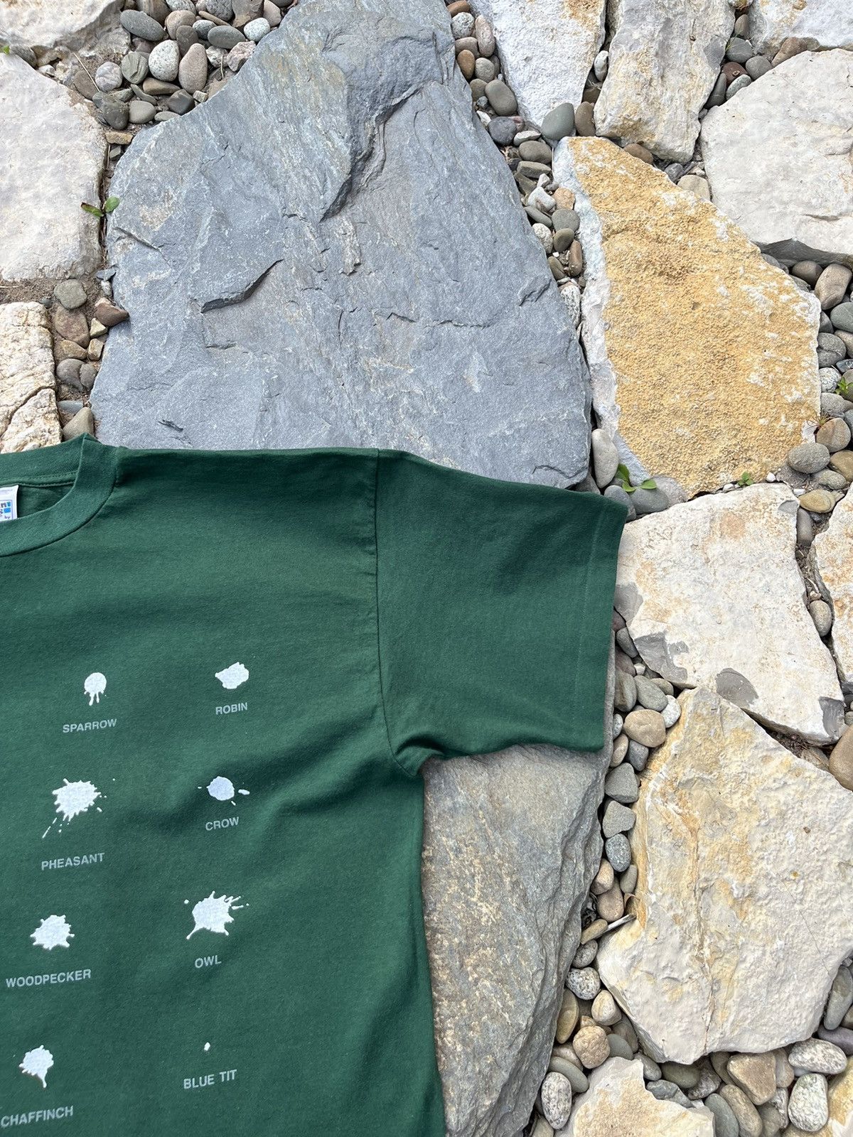 Vintage Vintage fotl screen stars bird poop shit identification tee Size US XL / EU 56 / 4 - 2 Thumbnail