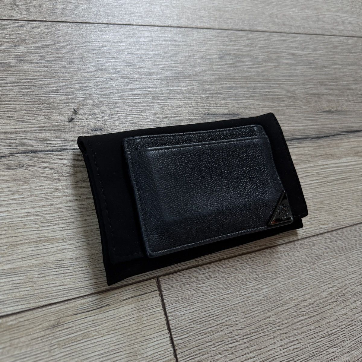 Chanel Chanel wallet card holder black leather Size ONE SIZE - 3 Thumbnail
