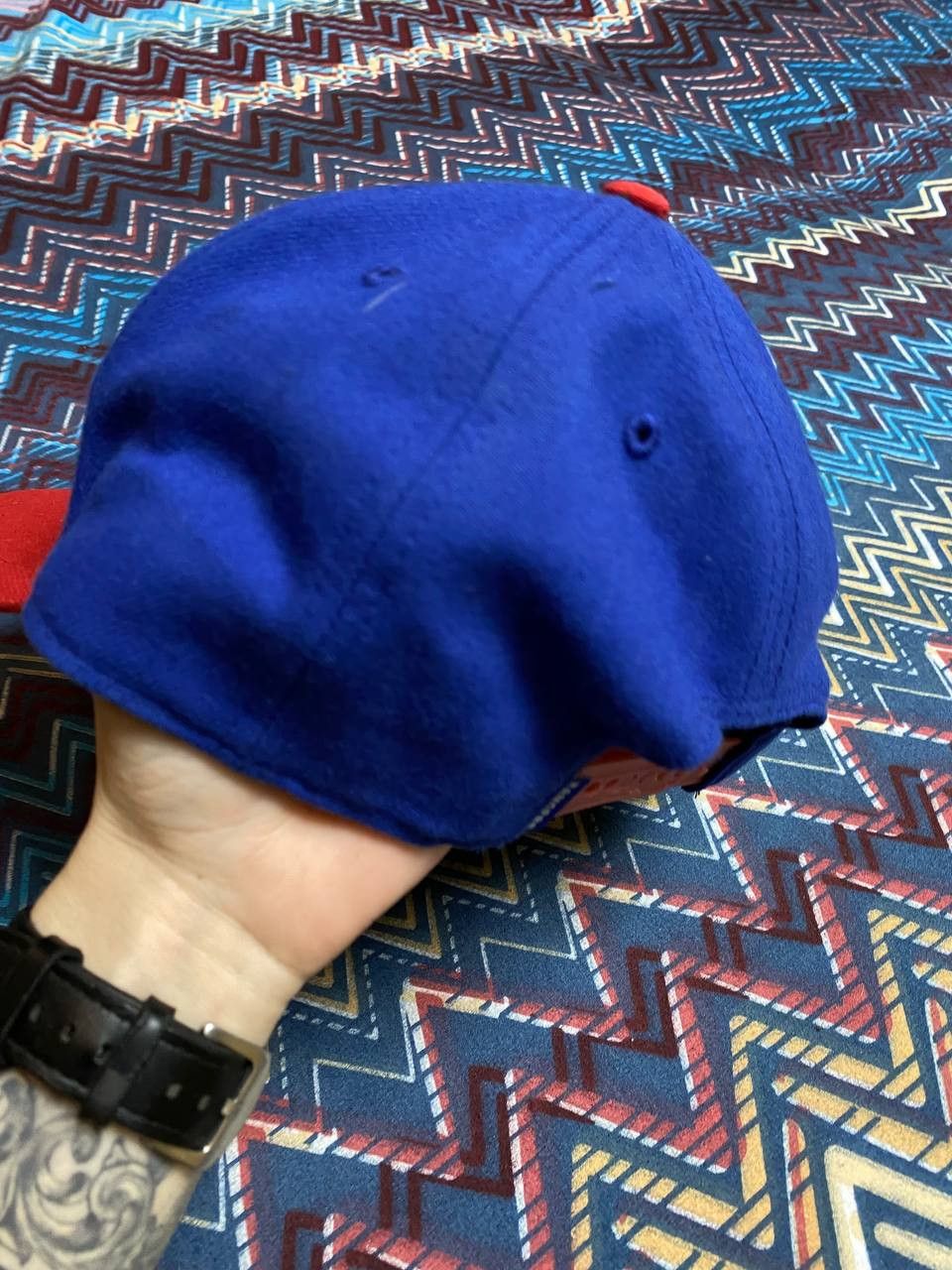 NHL Hats NHL Vintage blue big logo Cap Y2K streetwear Size ONE SIZE - 7 Thumbnail