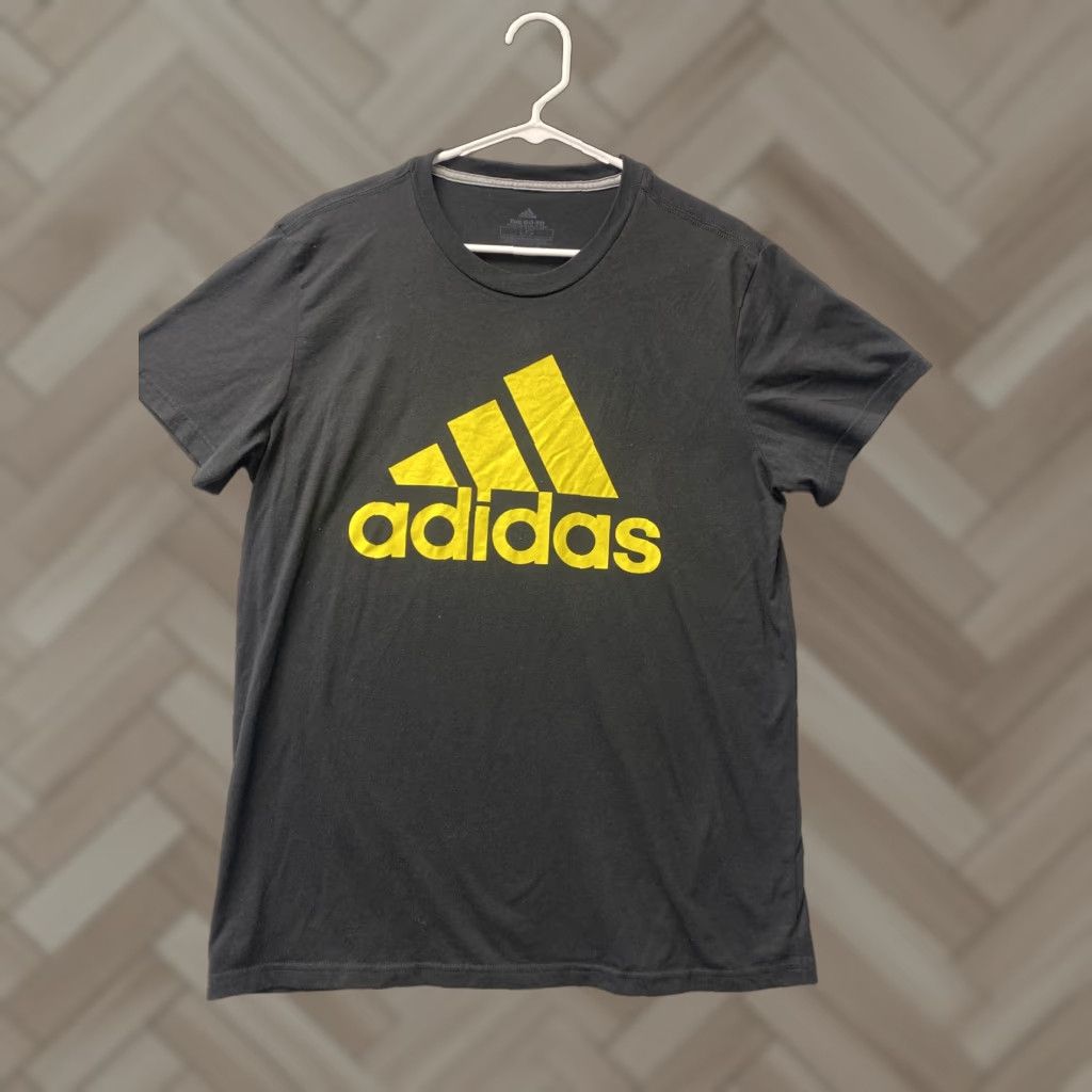 Adidas Adidas Men's Large Black Crew Neck Casual T-Shirt 1066 Size US L / EU 52-54 / 3 - 1 Thumbnail