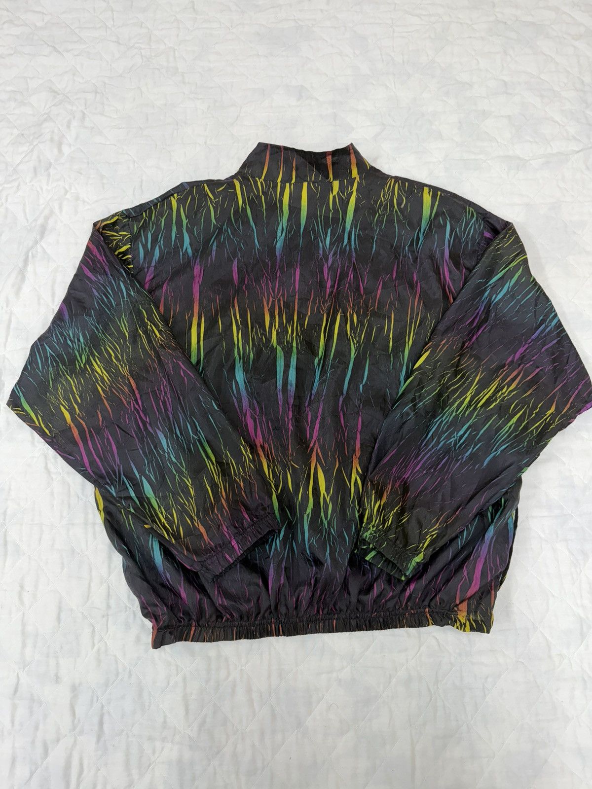 Vintage Vintage 90s Surf Style Iridescent Vaporwave Windbreaker Size US L / EU 52-54 / 3 - 6 Thumbnail
