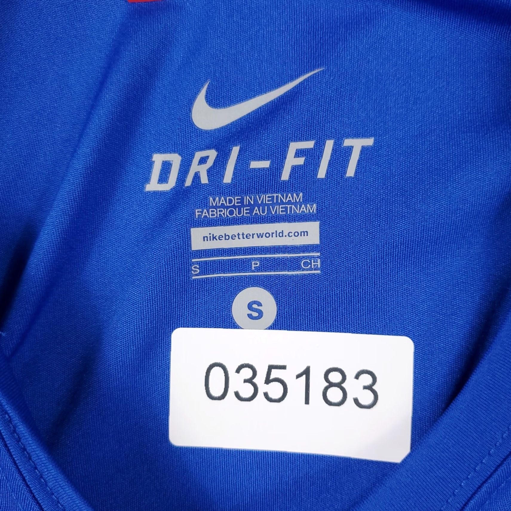 Nike Nike T Shirt Mens Size Small Blue Swoosh Active Gym Work Out Short Sleeve Size US S / EU 44-46 / 1 - 7 Thumbnail