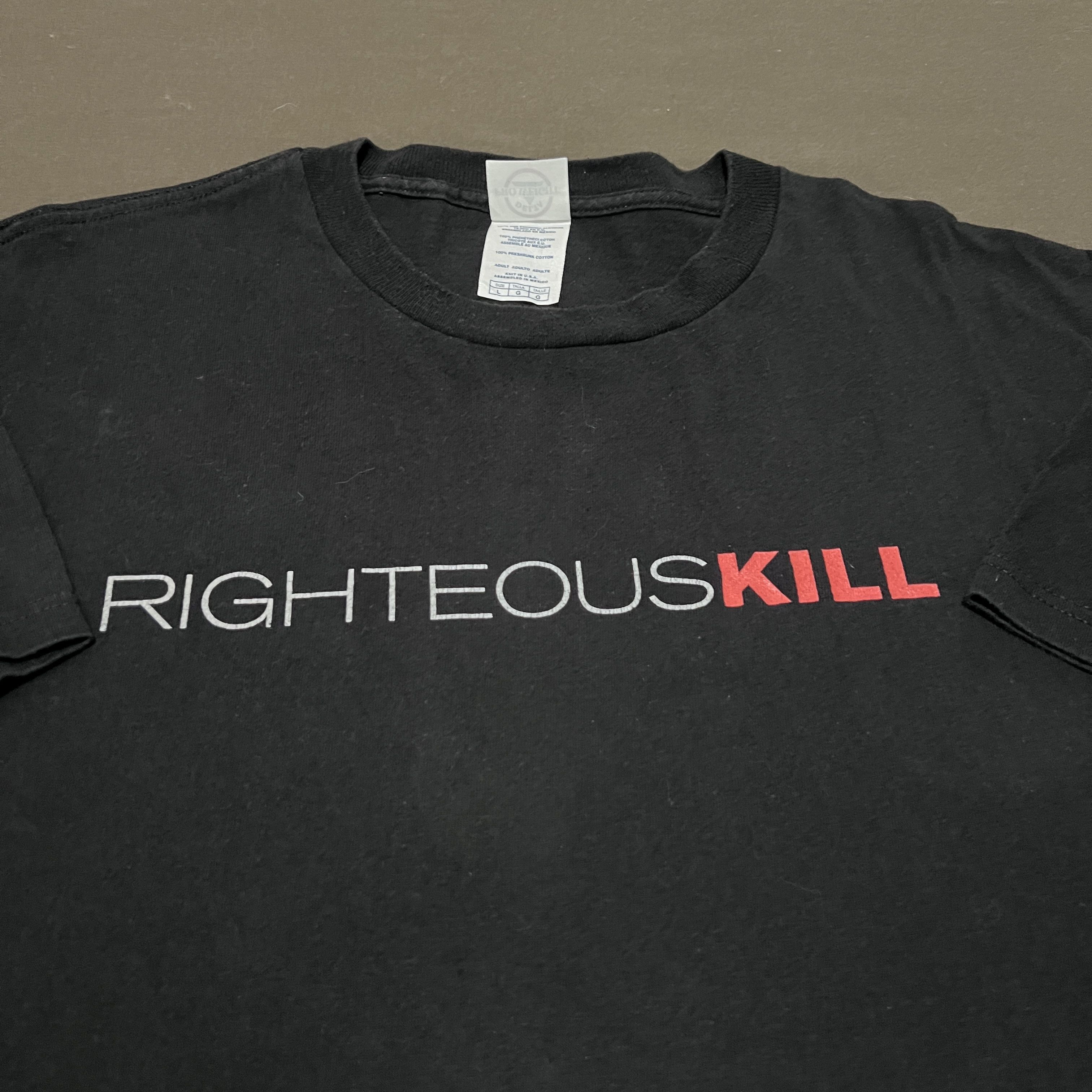 Vintage Vintage Righteous Kill crime thriller movie Robert De Niro Size US L / EU 52-54 / 3 - 1 Thumbnail