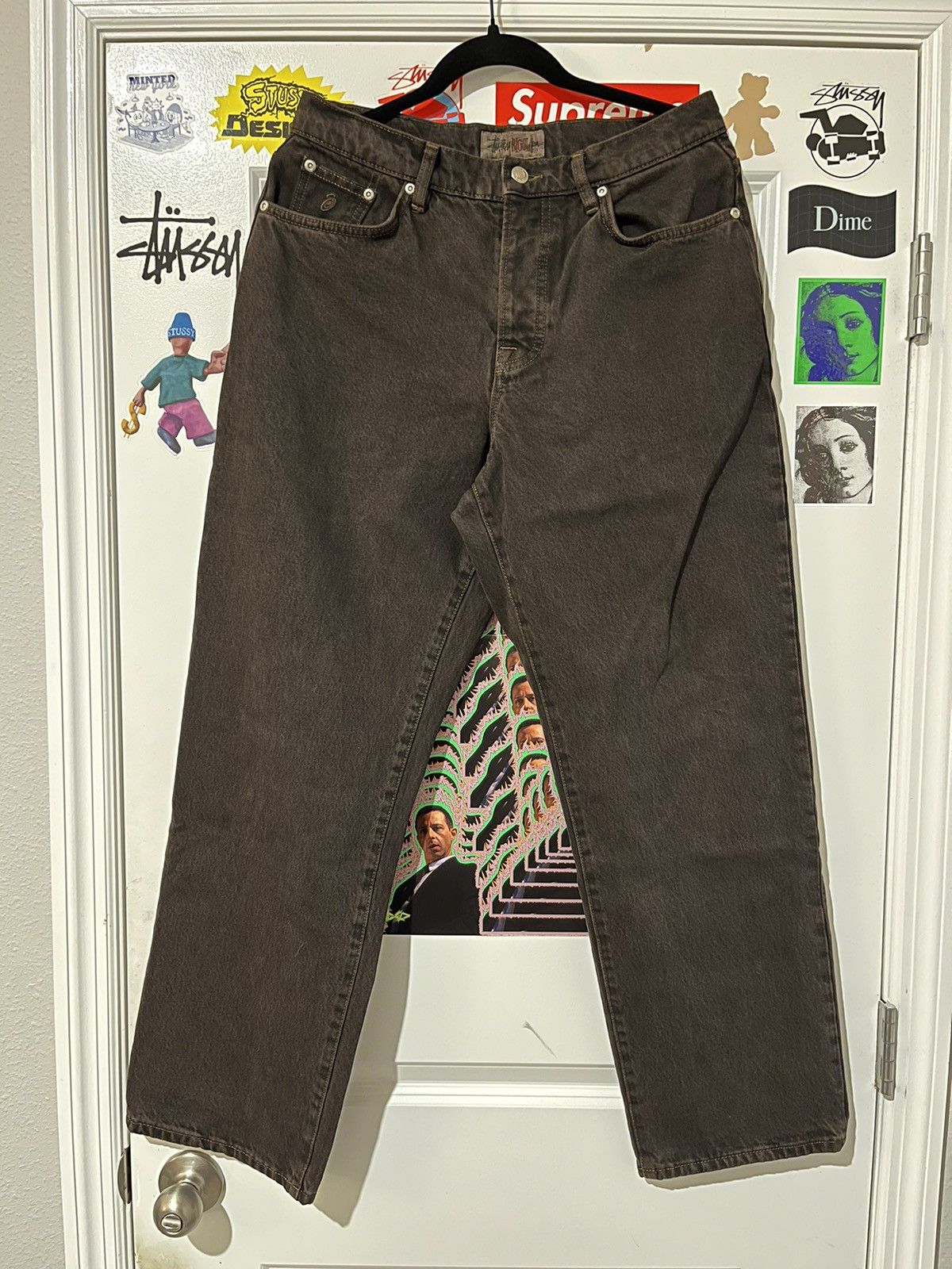 Stussy Stussy Big'ol quilted denim pants **RARE** | Grailed
