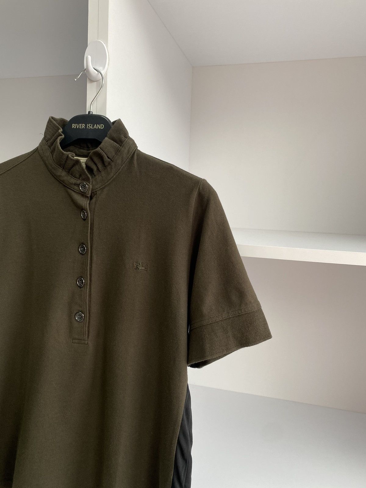 Burberry × Vintage Vintage Burberry women's polo T-shirt Size L / US 10 / IT 46 - 7 Thumbnail