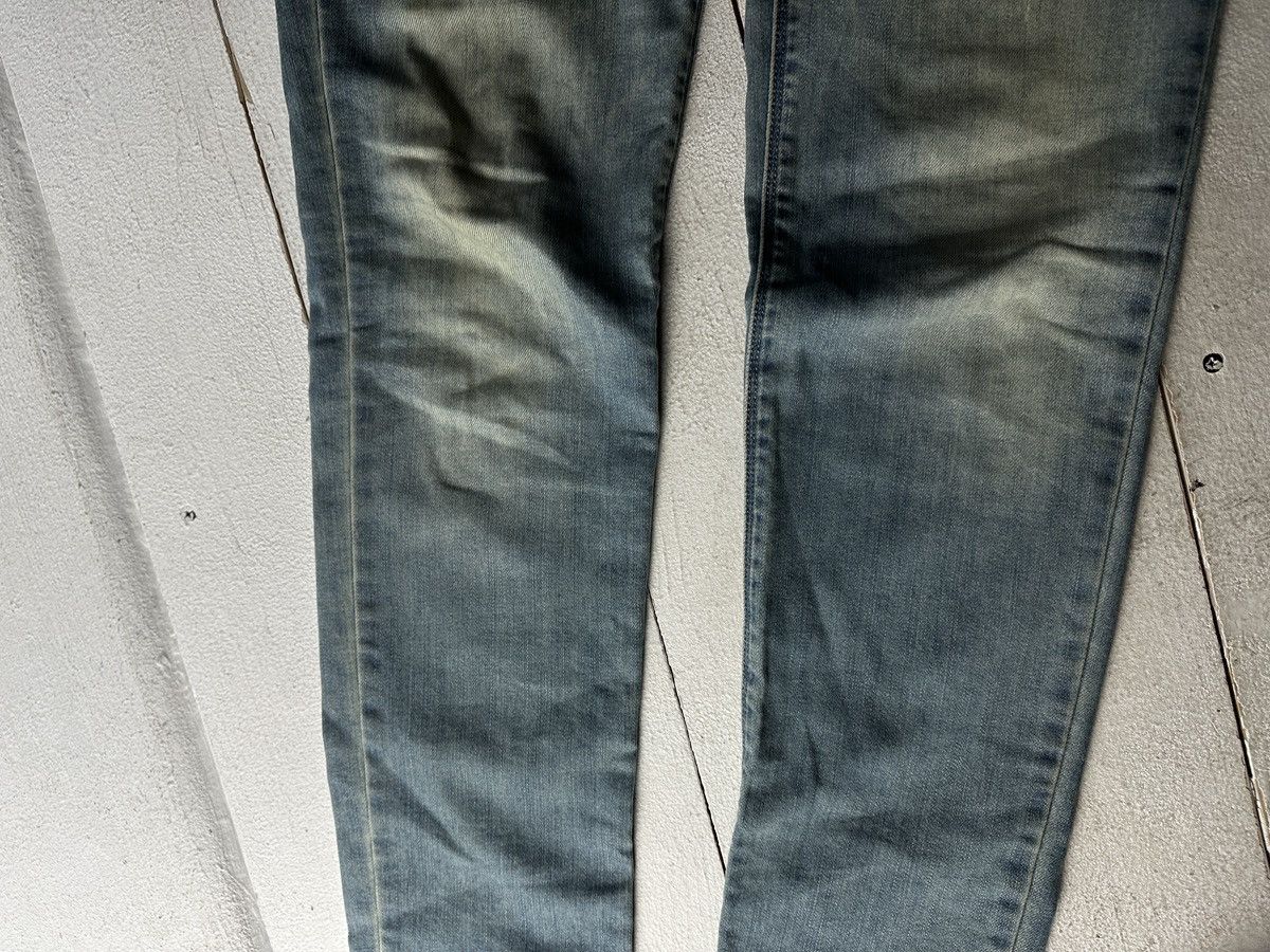 Armani 🚨 ARMANI JEANS WOMEN BLUE DENIM PANTS RINGSTONES Y2K Size 27" / US 4 / IT 40 - 4 Thumbnail