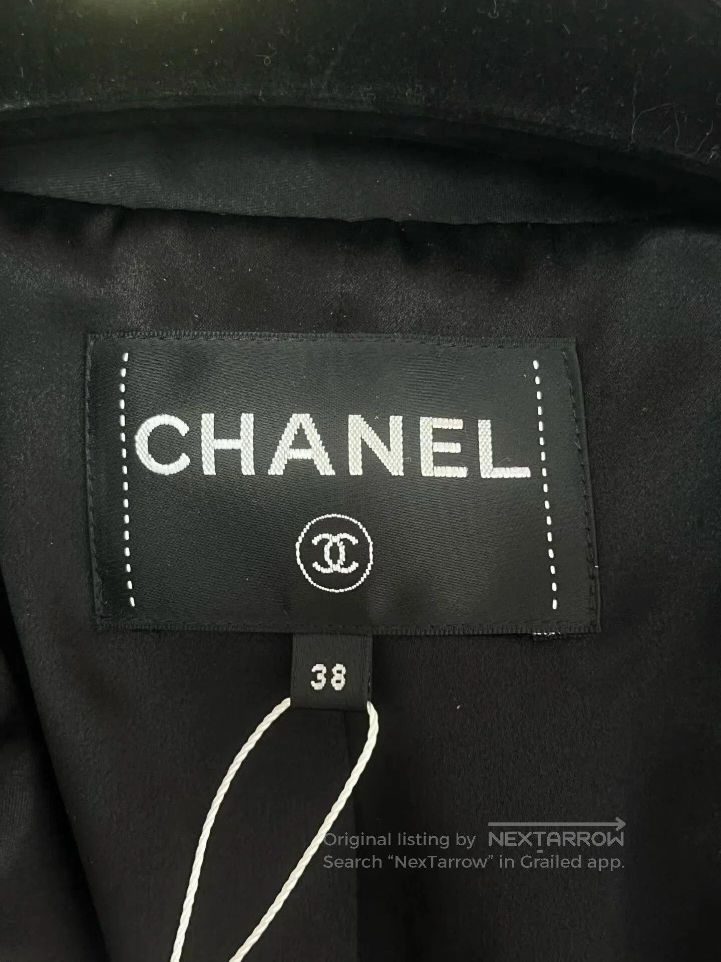 Chanel CHANEL Silk Collar Weave Jacket. Size S / US 4 / IT 40 - 3 Thumbnail