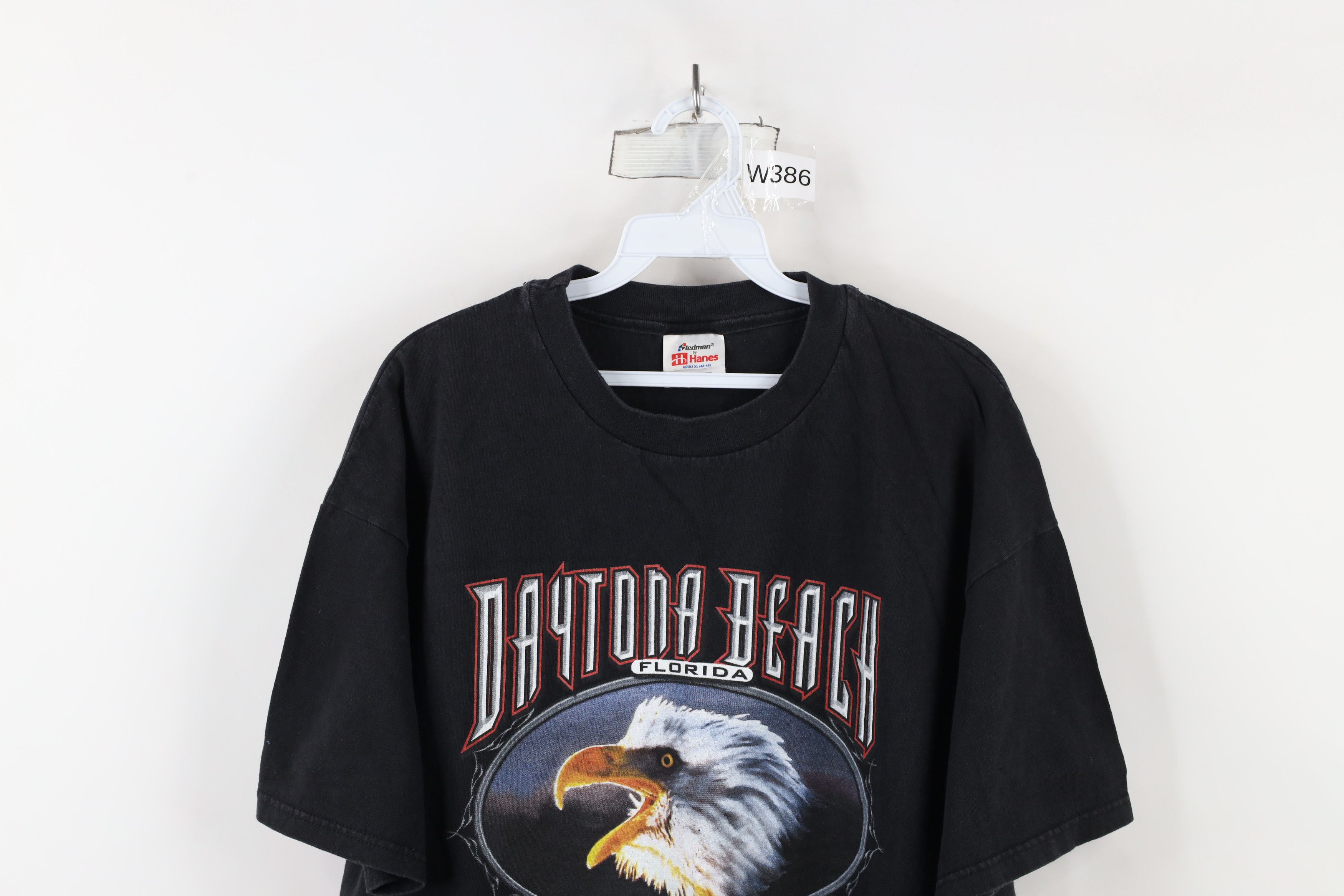 Vintage Vintage Y2K 2001 Beach Bike Week Eagle Tribal T-Shirt Black Size US XL / EU 56 / 4 - 2 Thumbnail